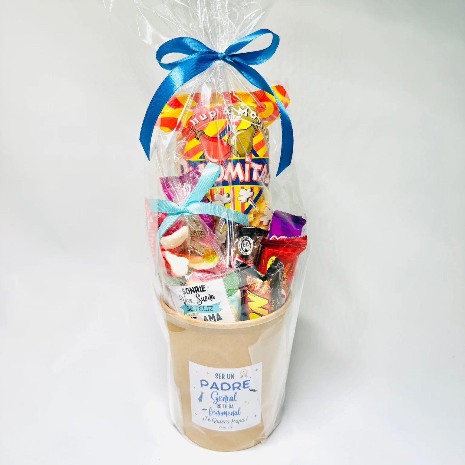 Tarro “Ser Un Padre Genial” Con Dulces Y Snacks