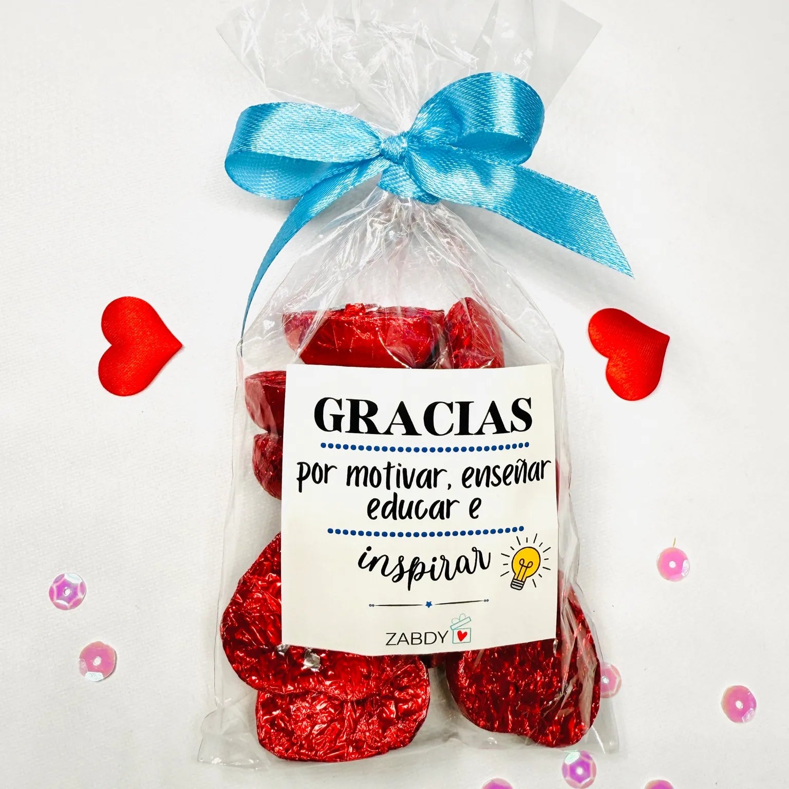 Bolsa de Bombones Corazón – Regalo para Profesores