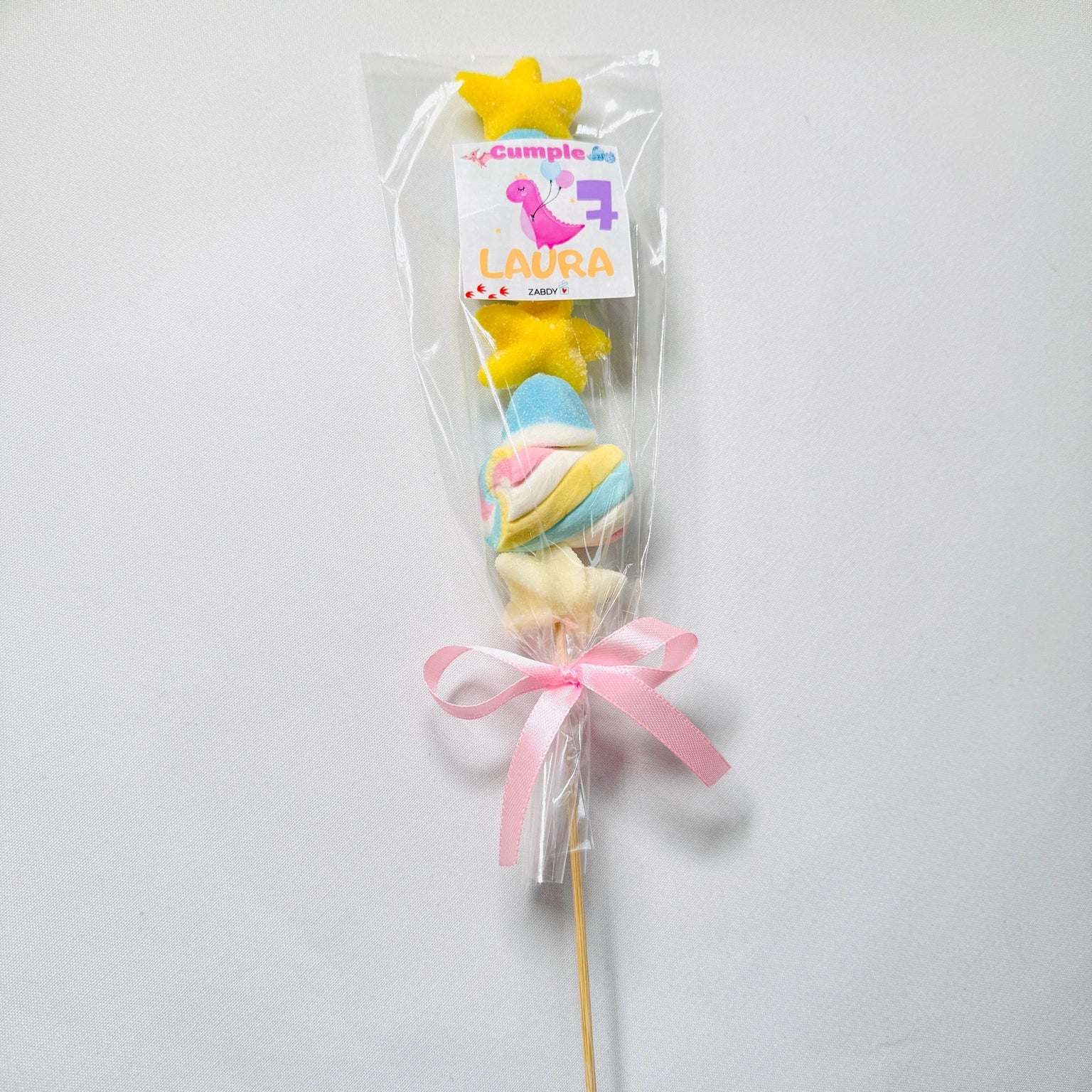 Brocheta de Chuches Personalizada para Cumpleaños