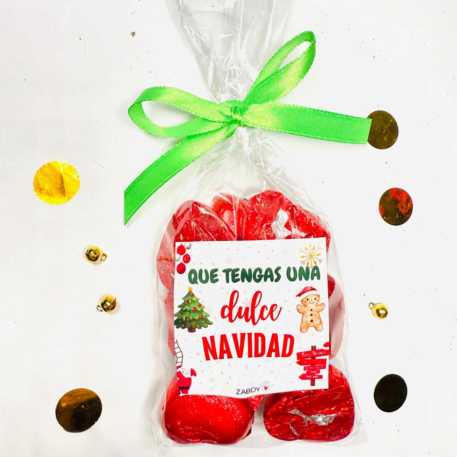 Bolsa Bombones Corazón Dulce Navidad