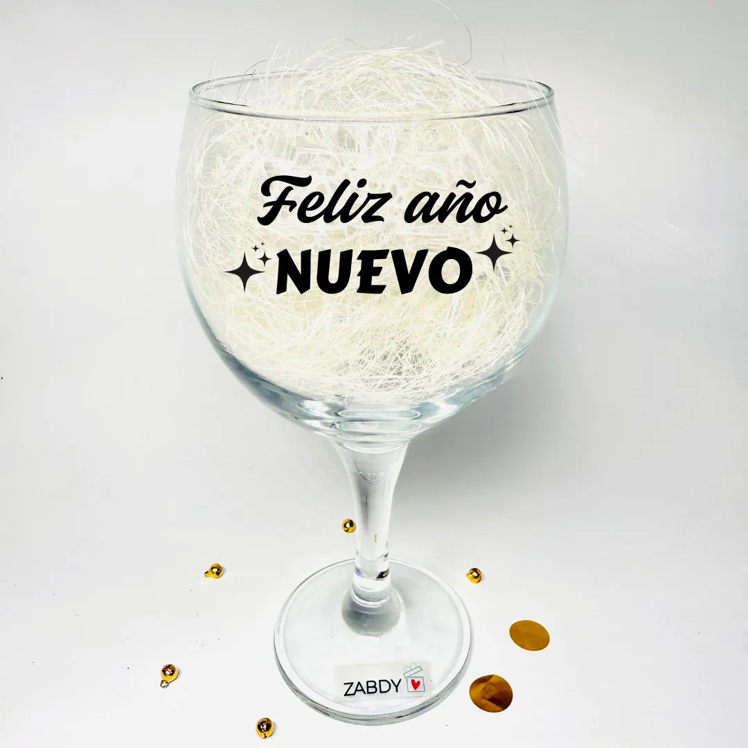 Copa de Balón “Feliz Año Nuevo” – Regalo Original para Celebrar el Año Nuevo