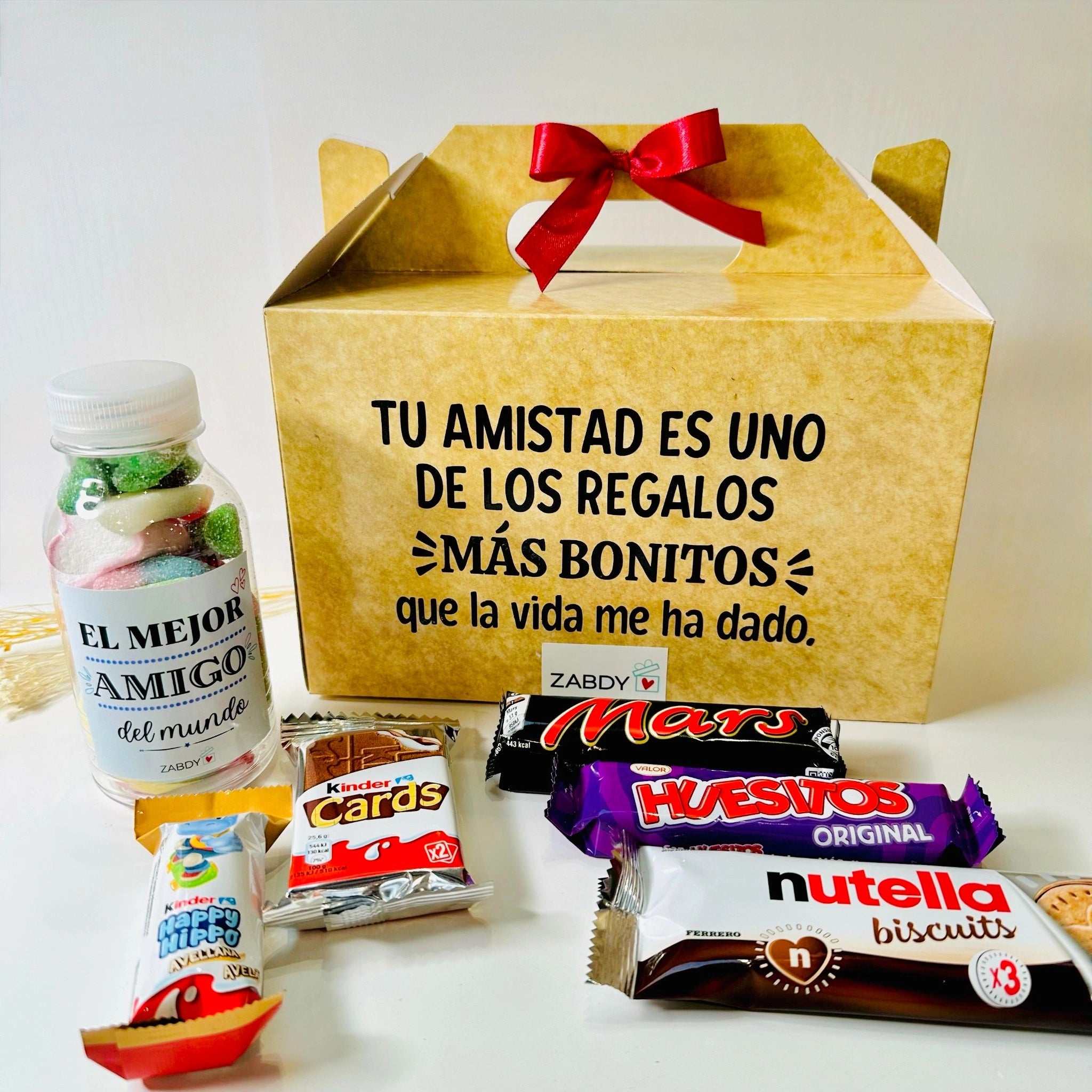 Caja Picnic Regalo “Tu Amistad Es Uno De Los Regalos Más Bonitos”