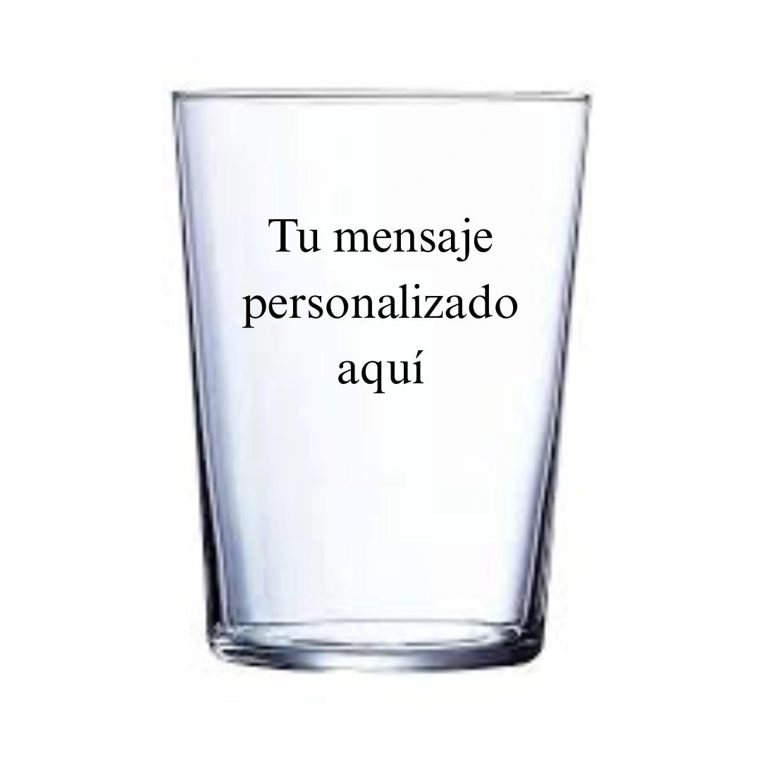 Vaso Sidra Personalizado con Nombre o Frase