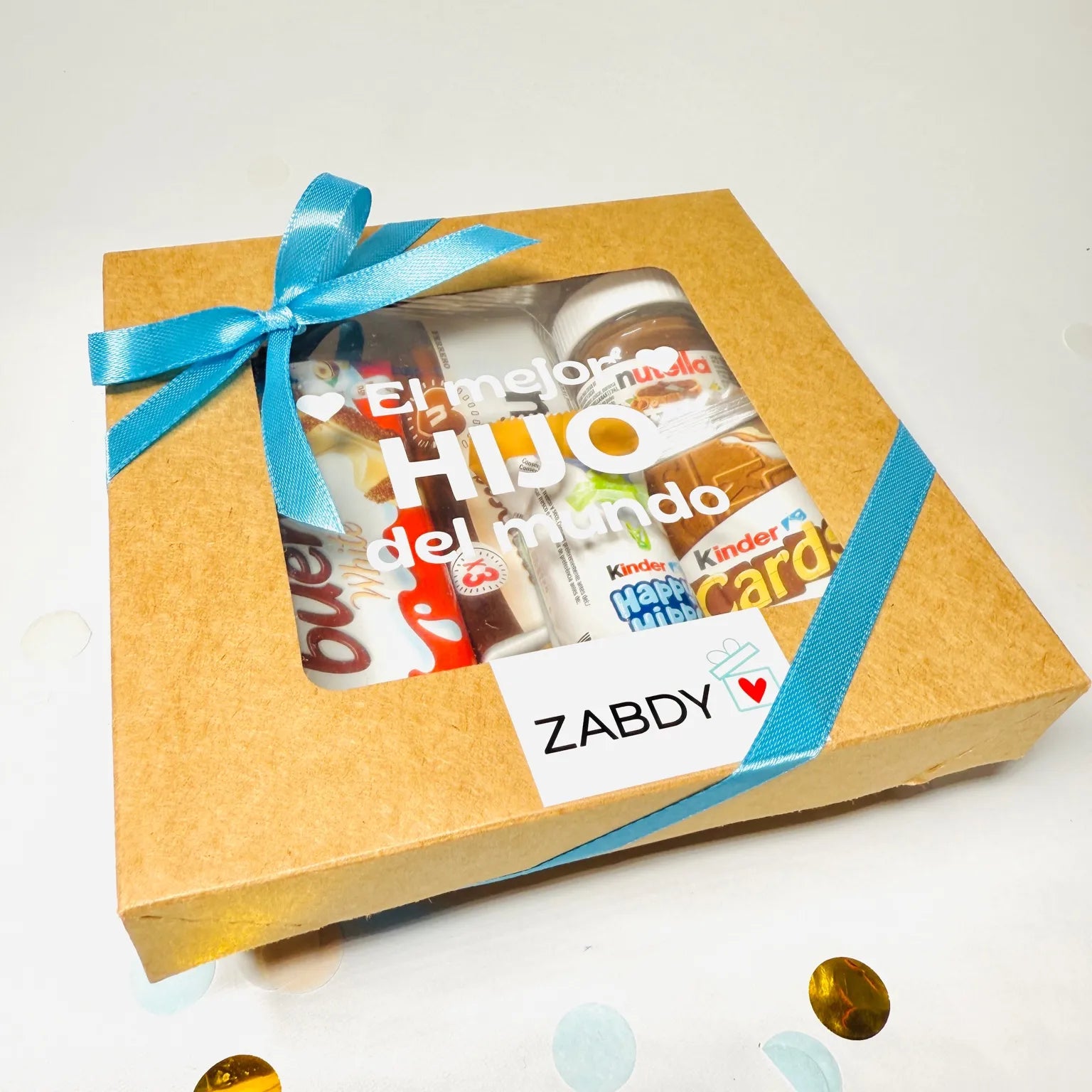 Caja Kraft con Ventana – Surtido Kinder “El Mejor Hijo del Mundo”