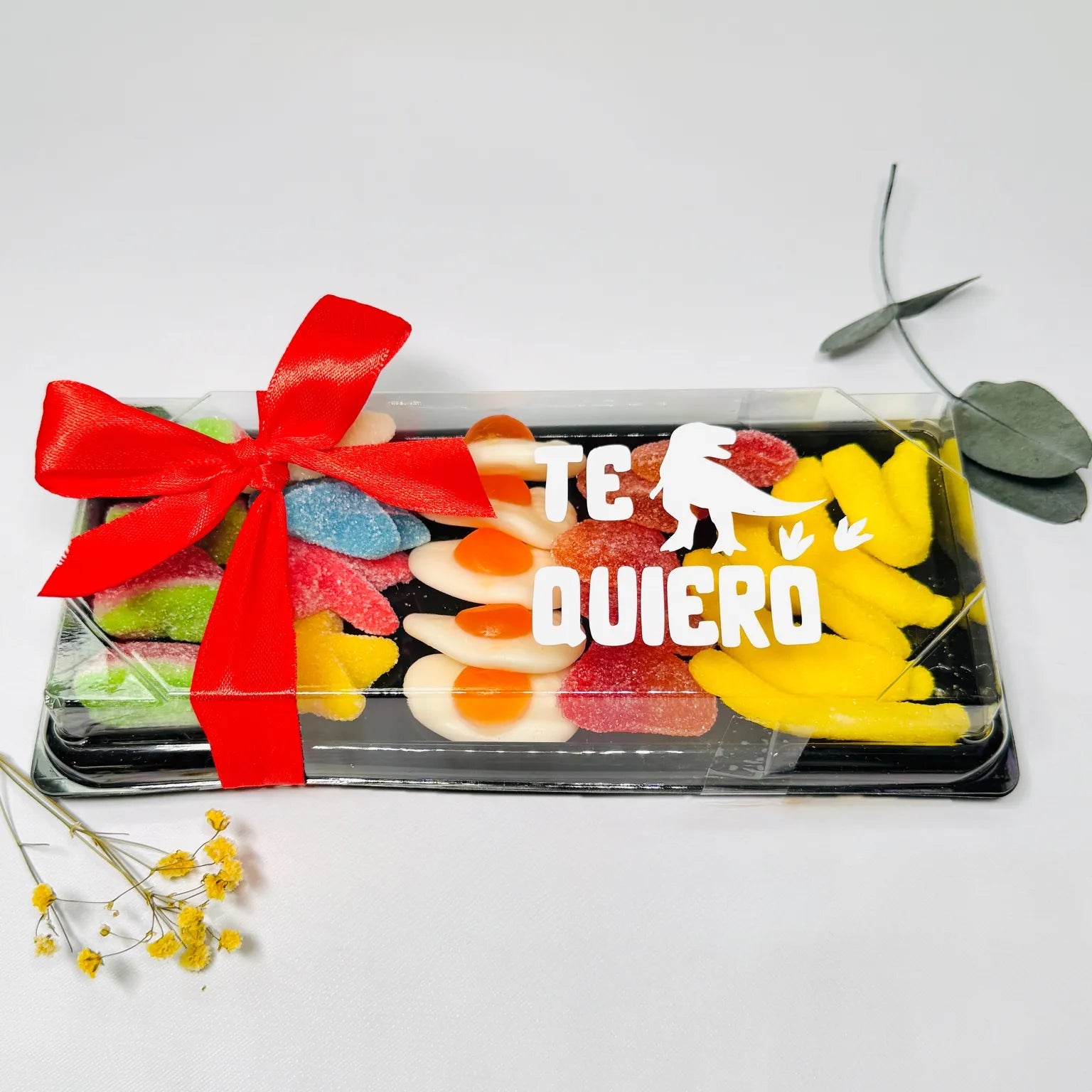 Bandeja De Gominolas “Te Quiero” Dinosaurio