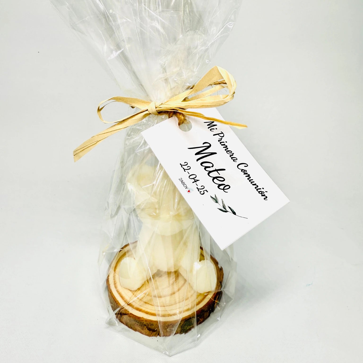 Vela Oso Decorativa Personalizada Para Comunión