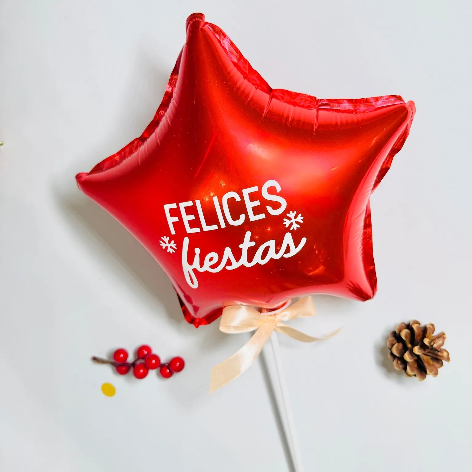 Globo Estrella "Felices Reyes"