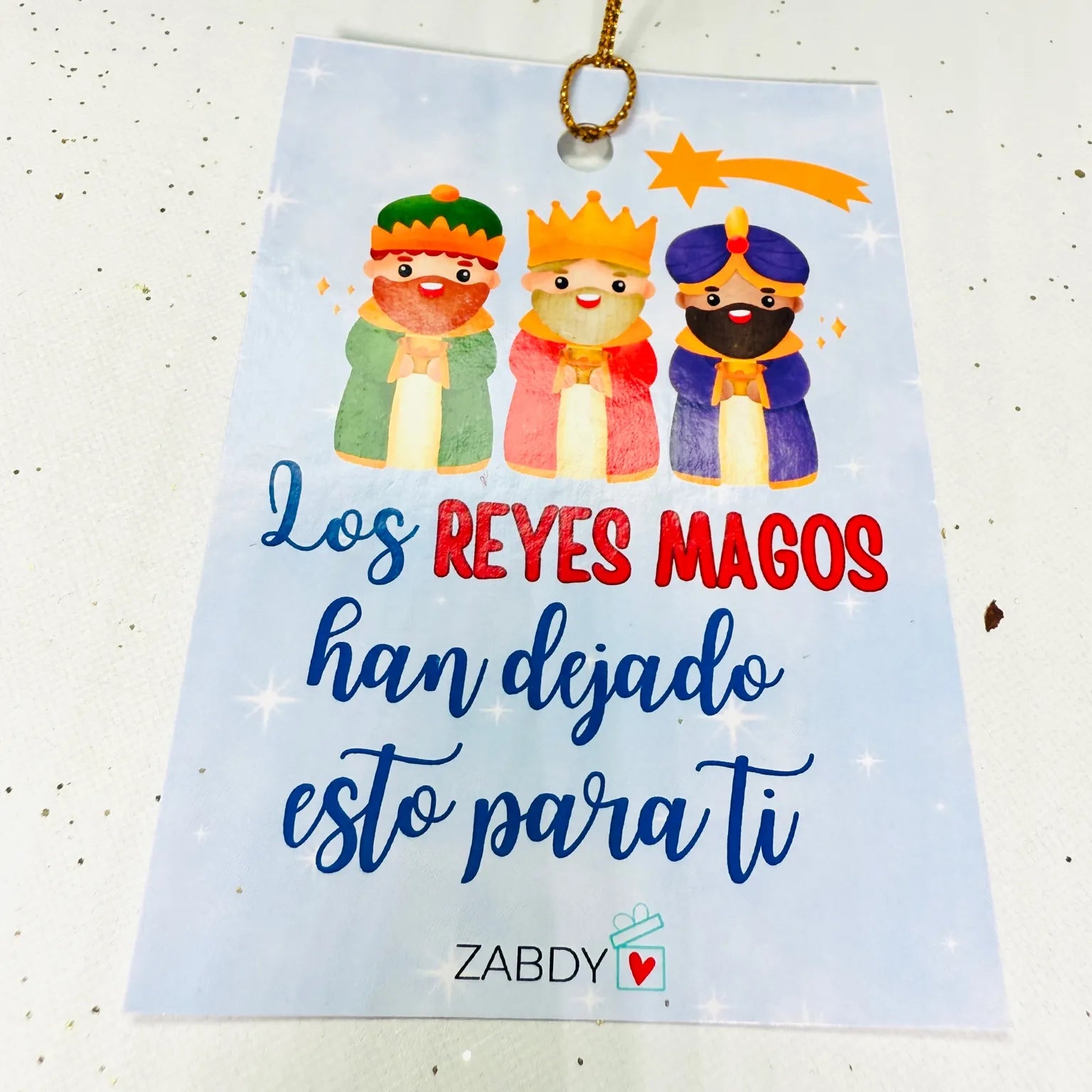 Mini Tarjeta “Los Reyes Magos han dejado esto para ti”