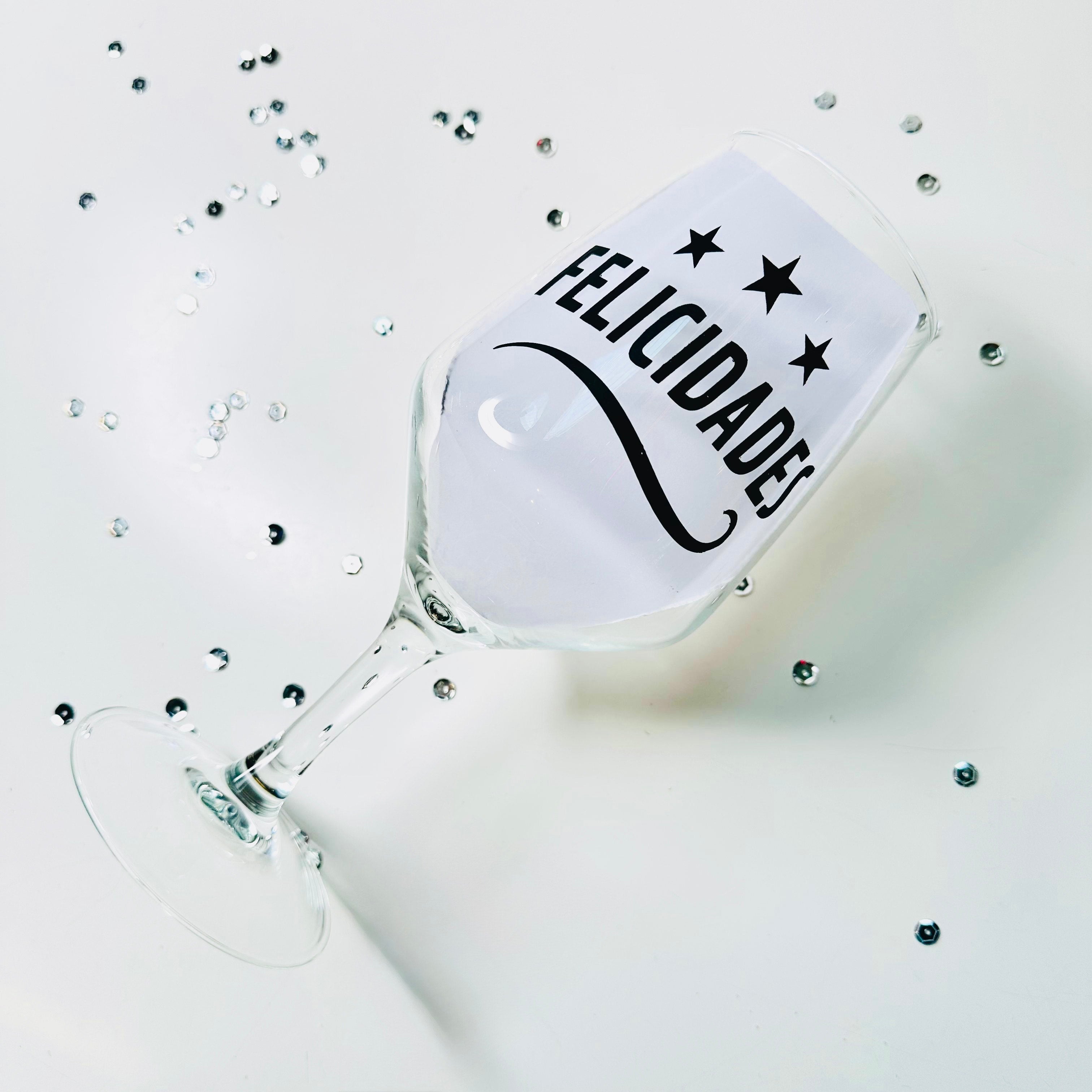 Copa De Vino Felicidades