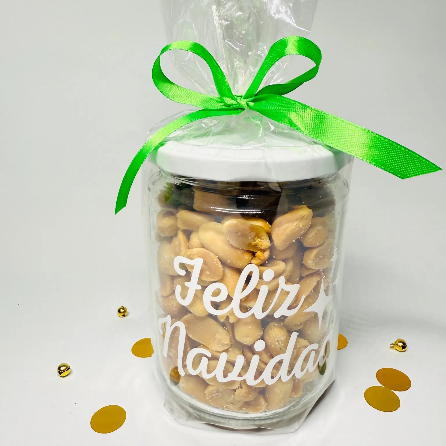 Bote Navideño de Manises Tostados “Feliz Navidad”
