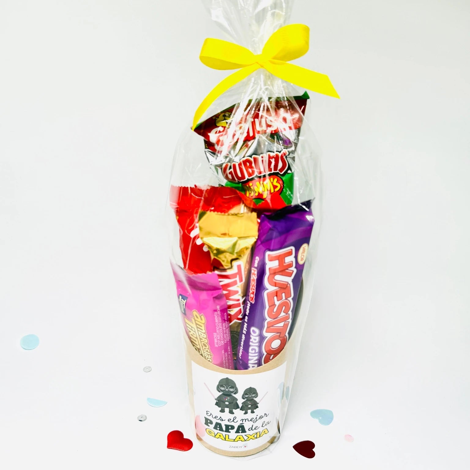 Composición En Vaso Kraft – “Eres El Mejor Papá De La Galaxia”