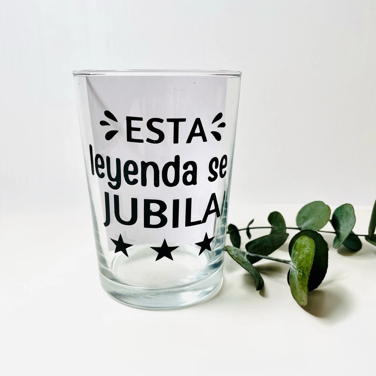 Vaso de jubilación personalizado “Esta leyenda se jubila”