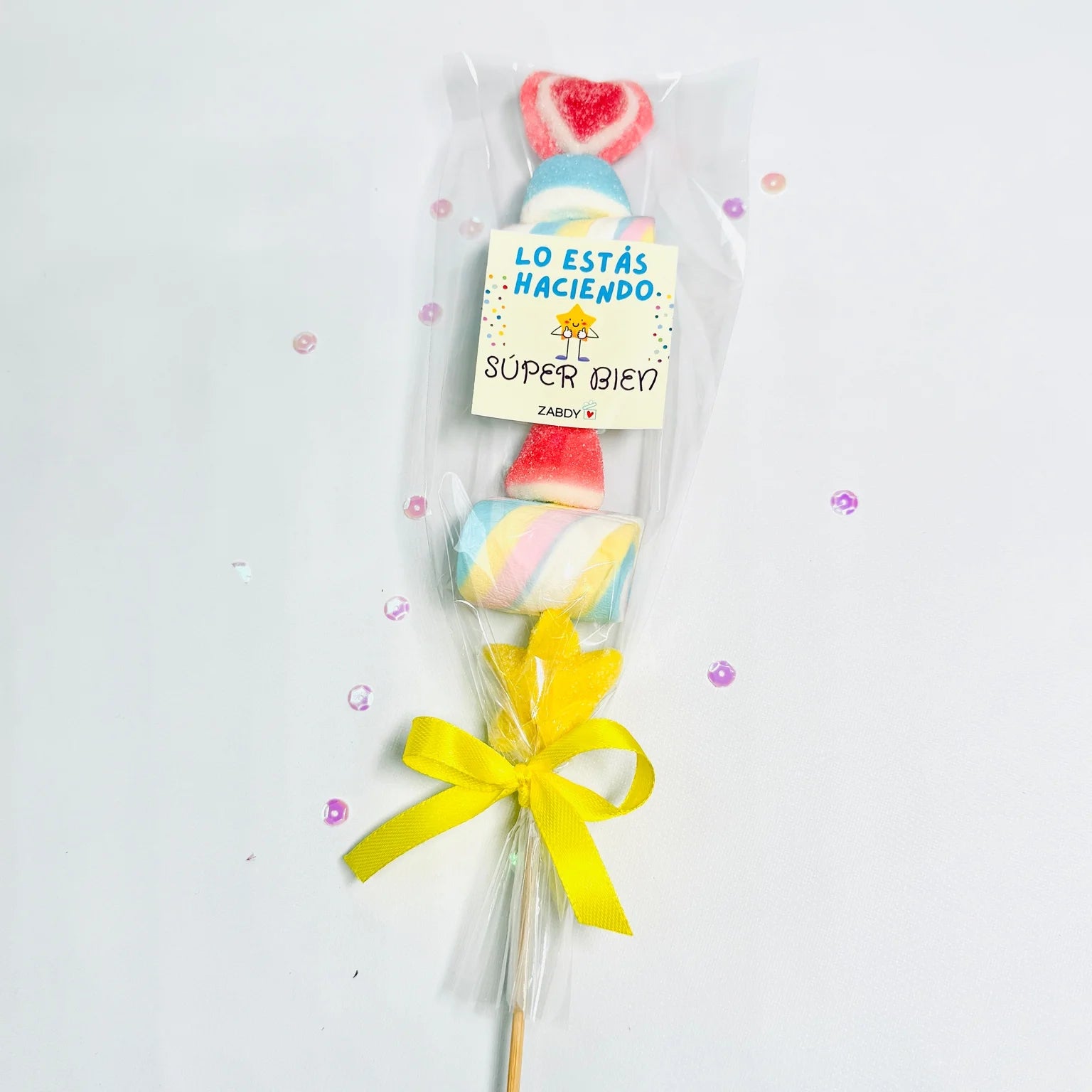 Brocheta de Gominolas y Nubes – “Lo Estás Haciendo Súper Bien”