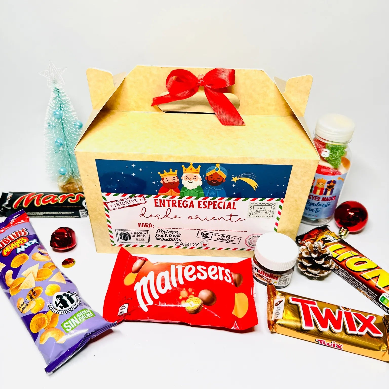 Caja Picnic Reyes Magos – Entrega Especial con Chocolates y Snacks