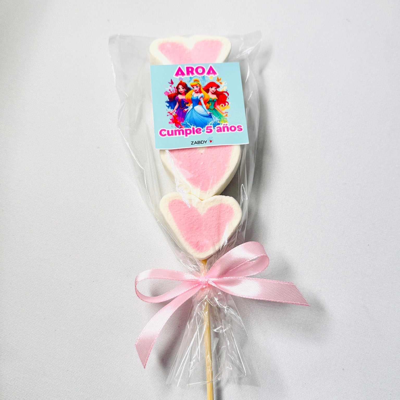 Brocheta de Nubes Personalizada de Princesas Personalizada