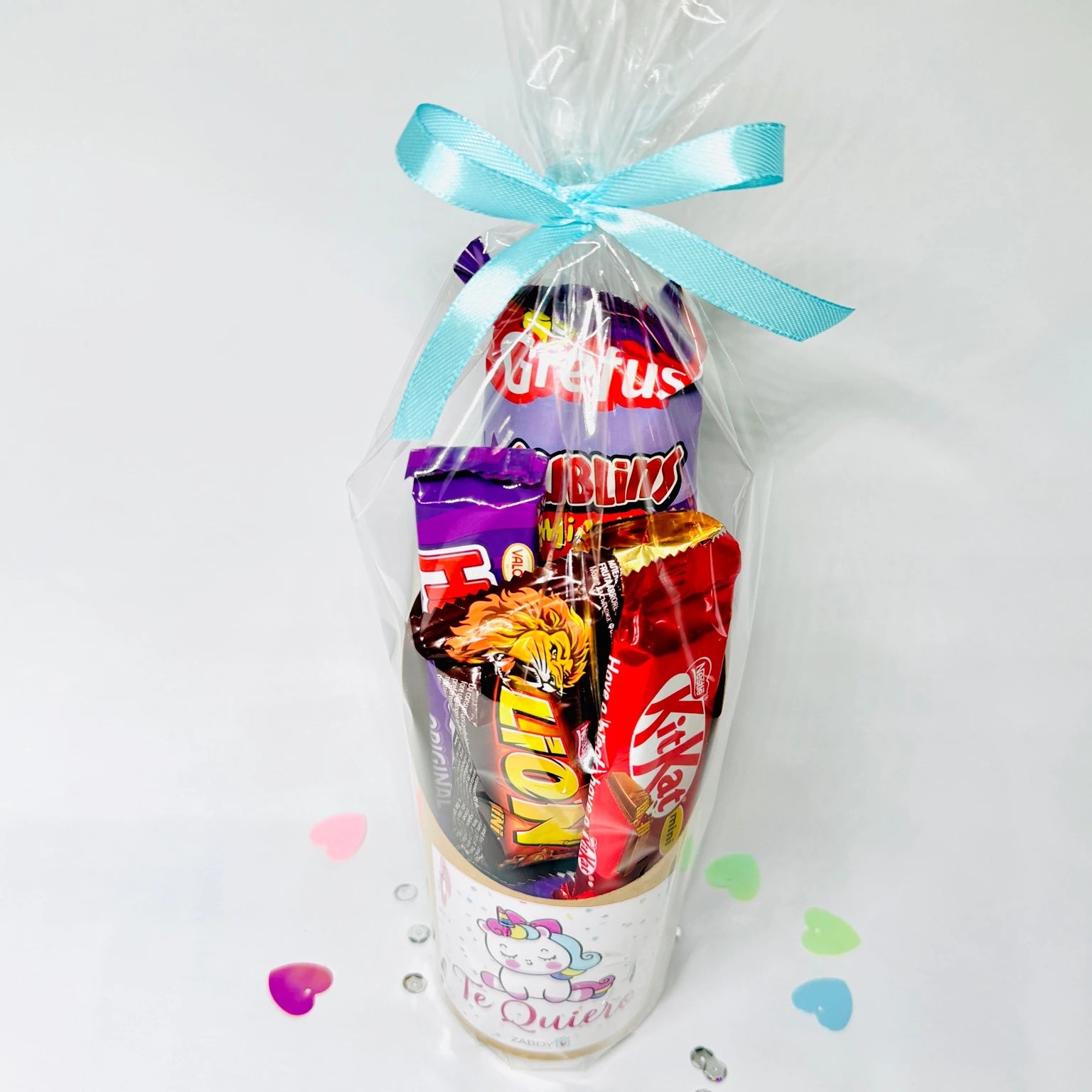 Composición Dulce Personalizada “Te Quiero” – Unicornio