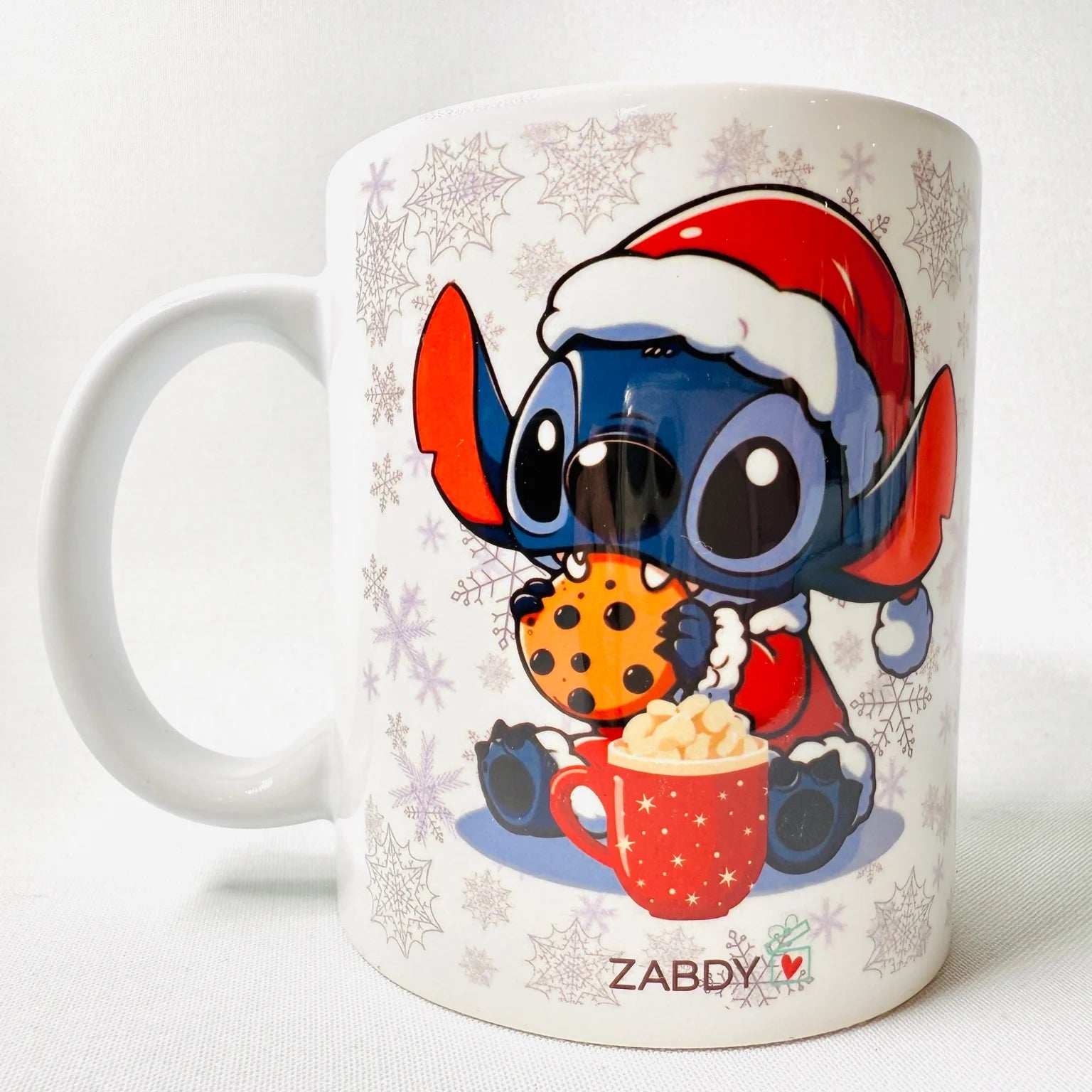 Taza Stitch Navidad Cookie – Regalo Navideño Original y Tierno