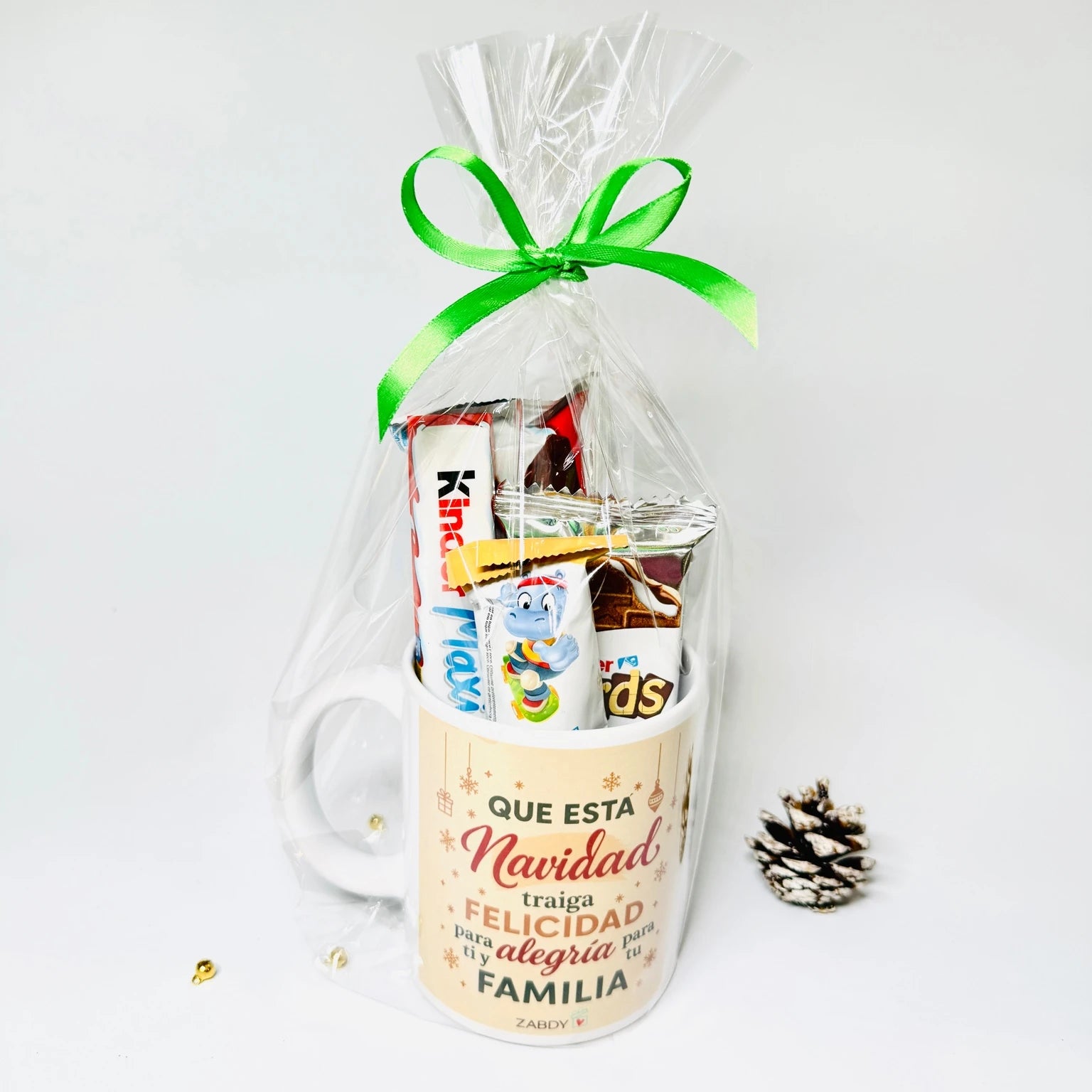 Taza Navidad con Chocolates – Detalle Dulce y Especial