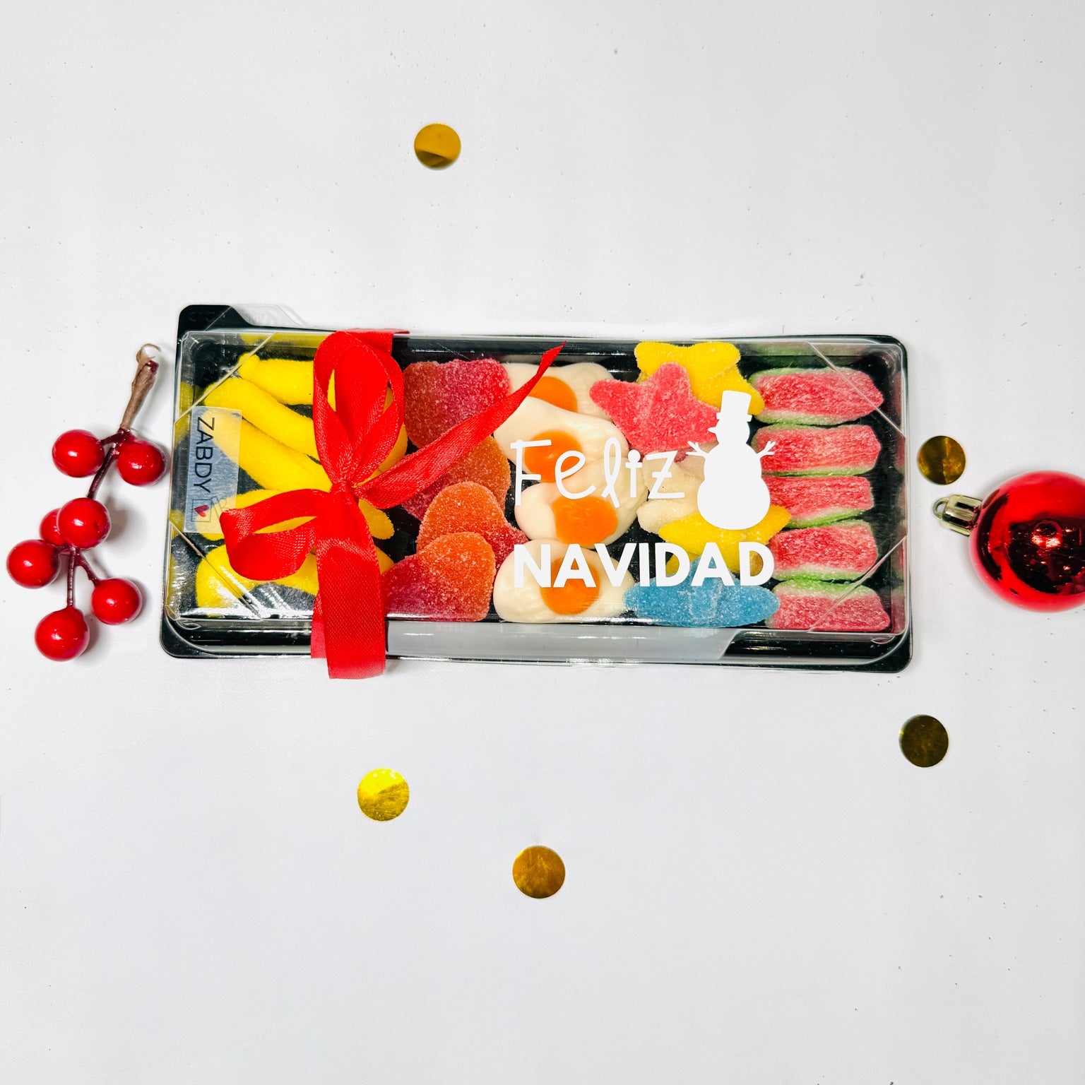 Bandeja de Gominolas Feliz Navidad