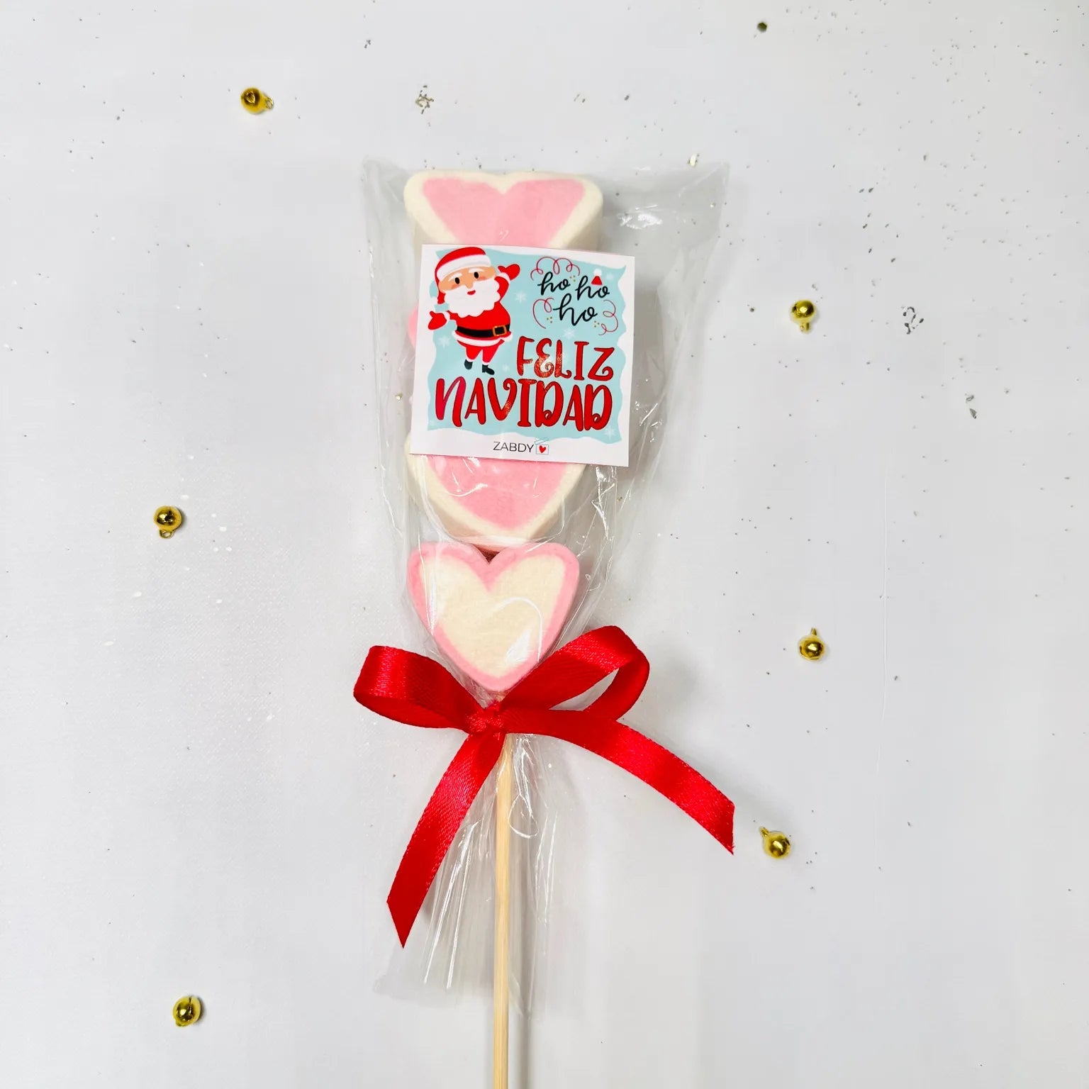 Brocheta Corazones Navidad Dulce