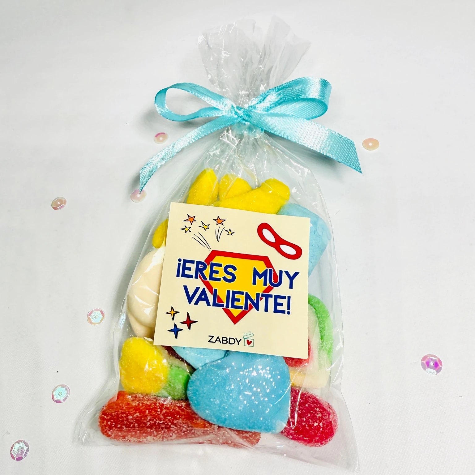 Bolsita De Gominolas “¡Eres Muy Valiente!” – Detalle Infantil Motivador