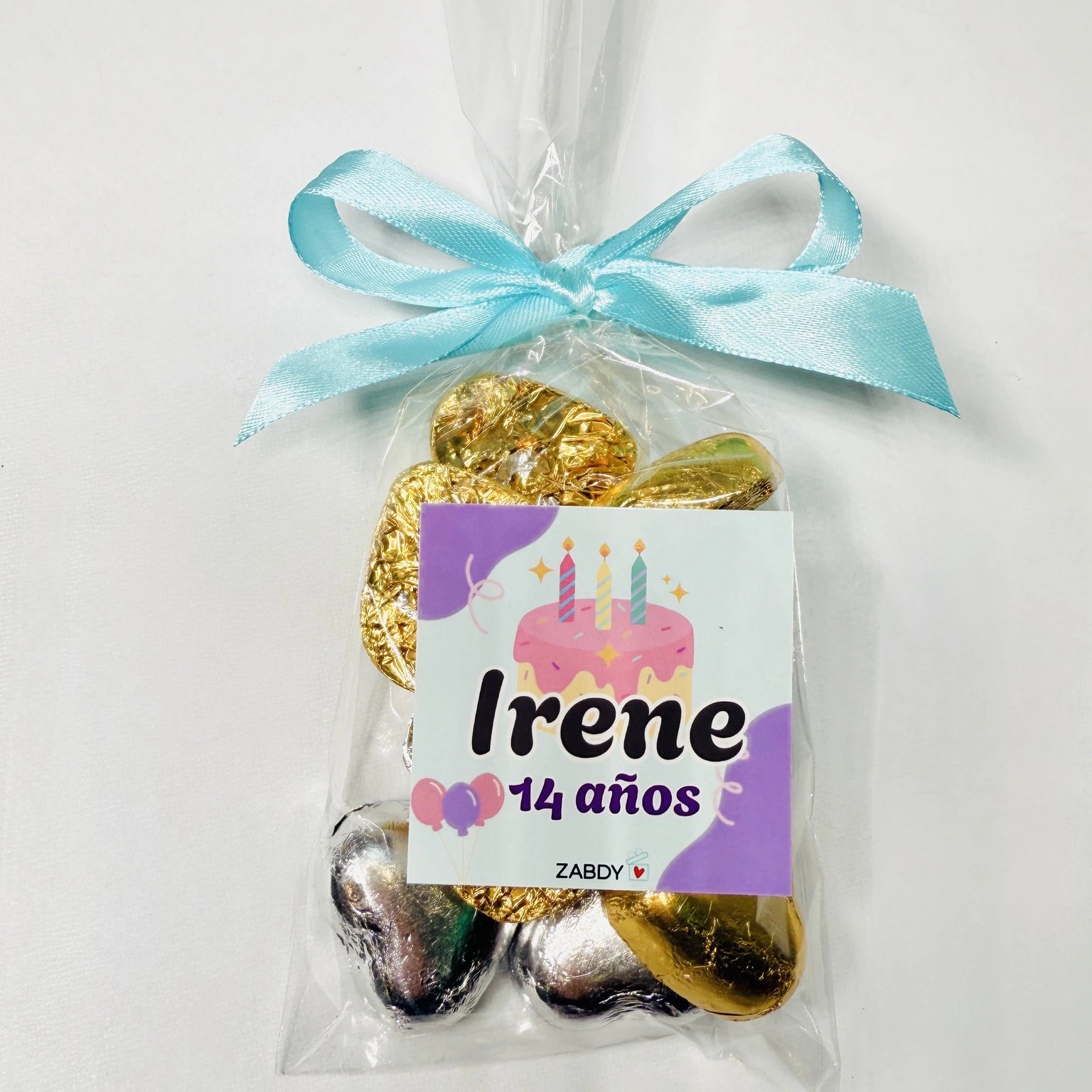 Bolsa de Bombones en Forma de Corazón Cumpleaños