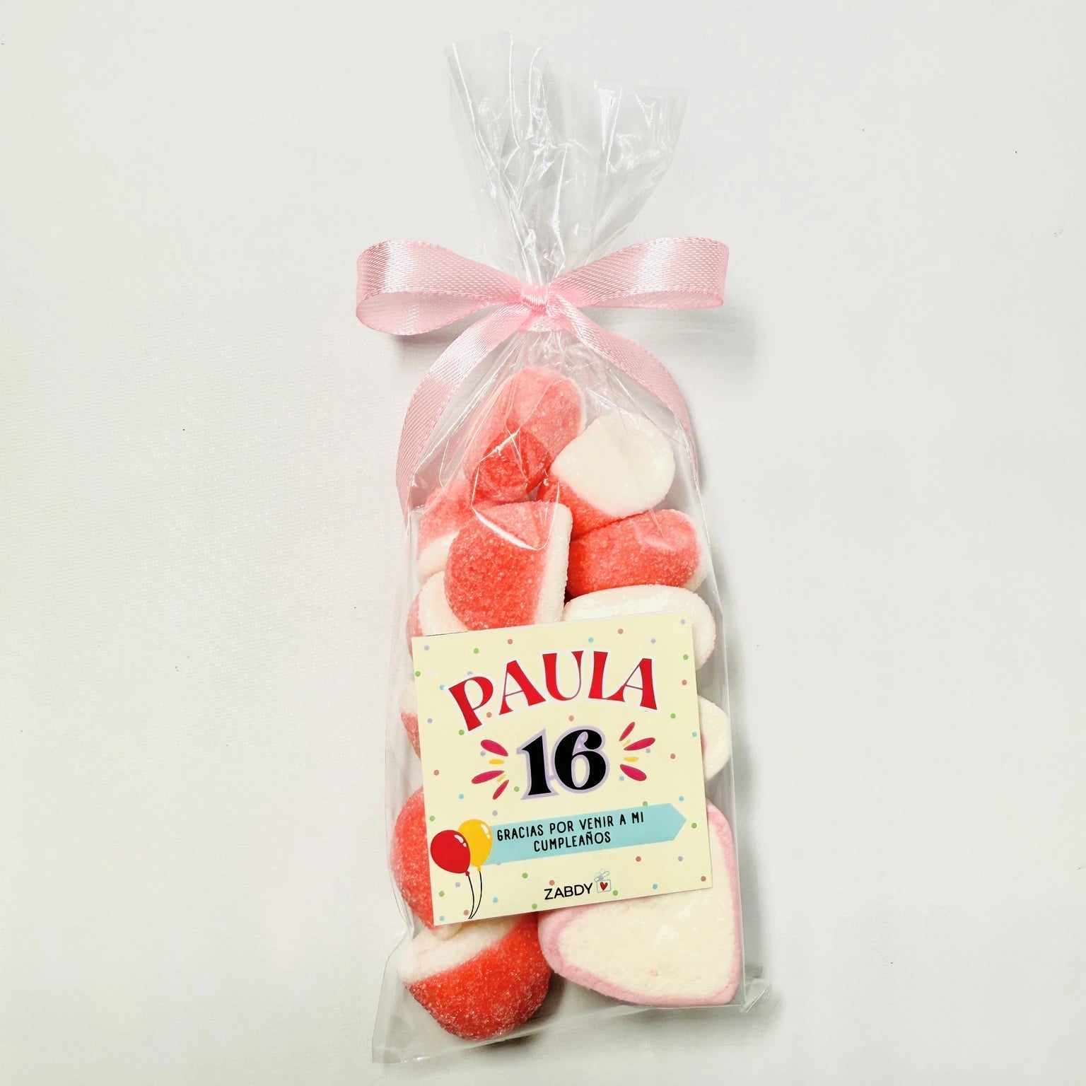 Bolsa de Besitos y Nubes Corazón Personalizada