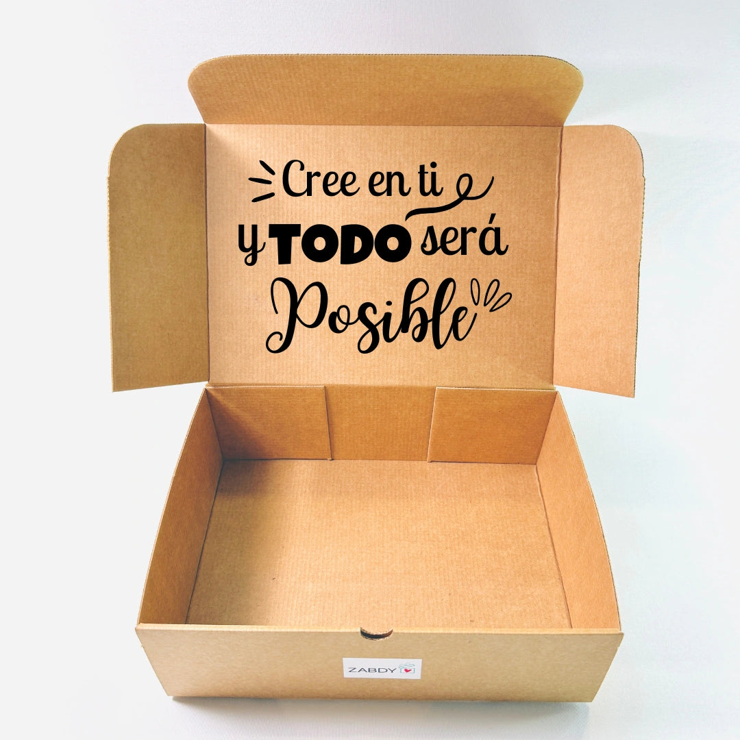 Caja "Cree en ti"