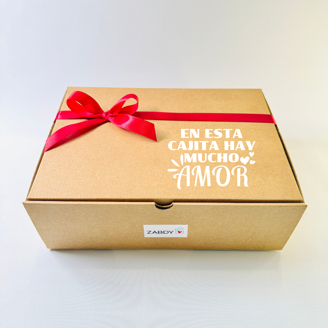 Caja en esta cajita hay mucho amor