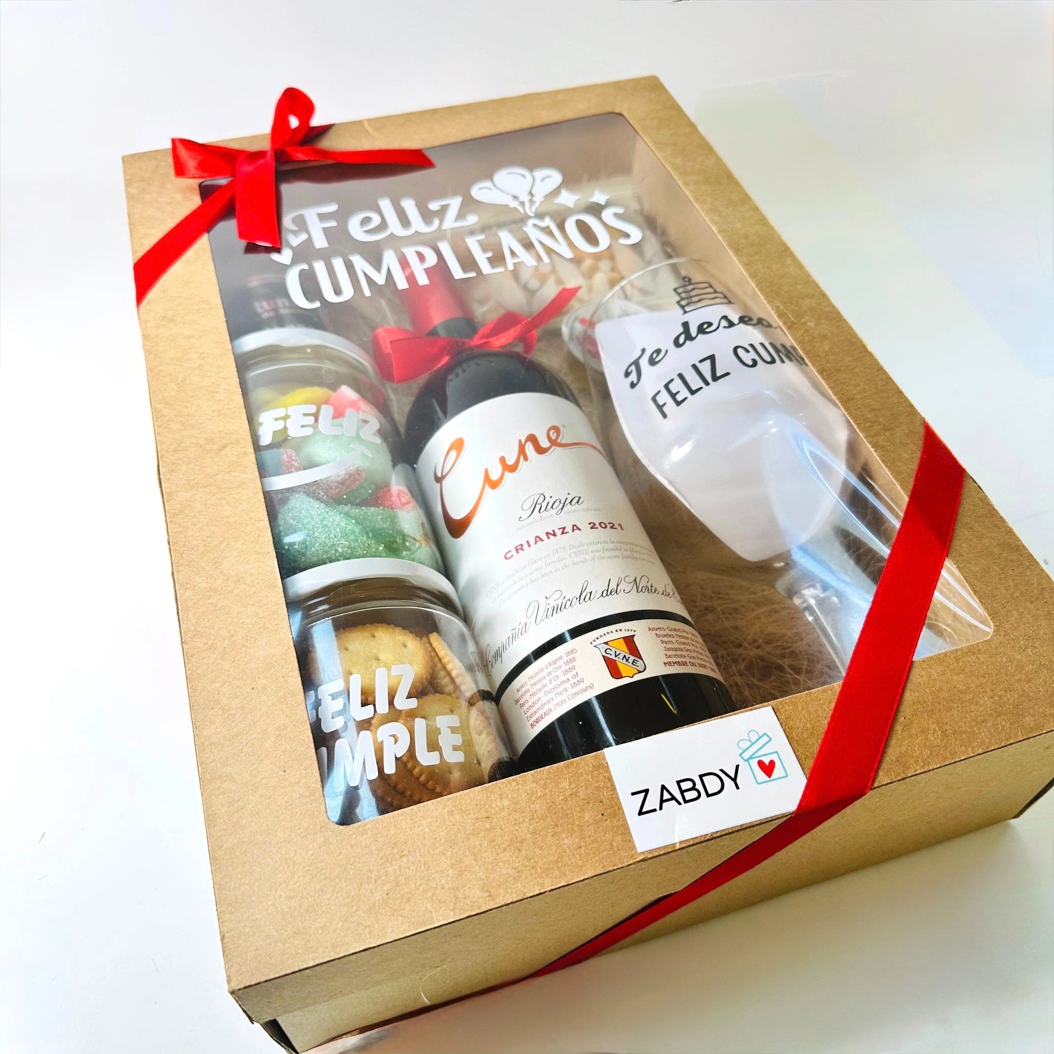 Caja Ventana Regalo Te Deseo un Feliz Cumple