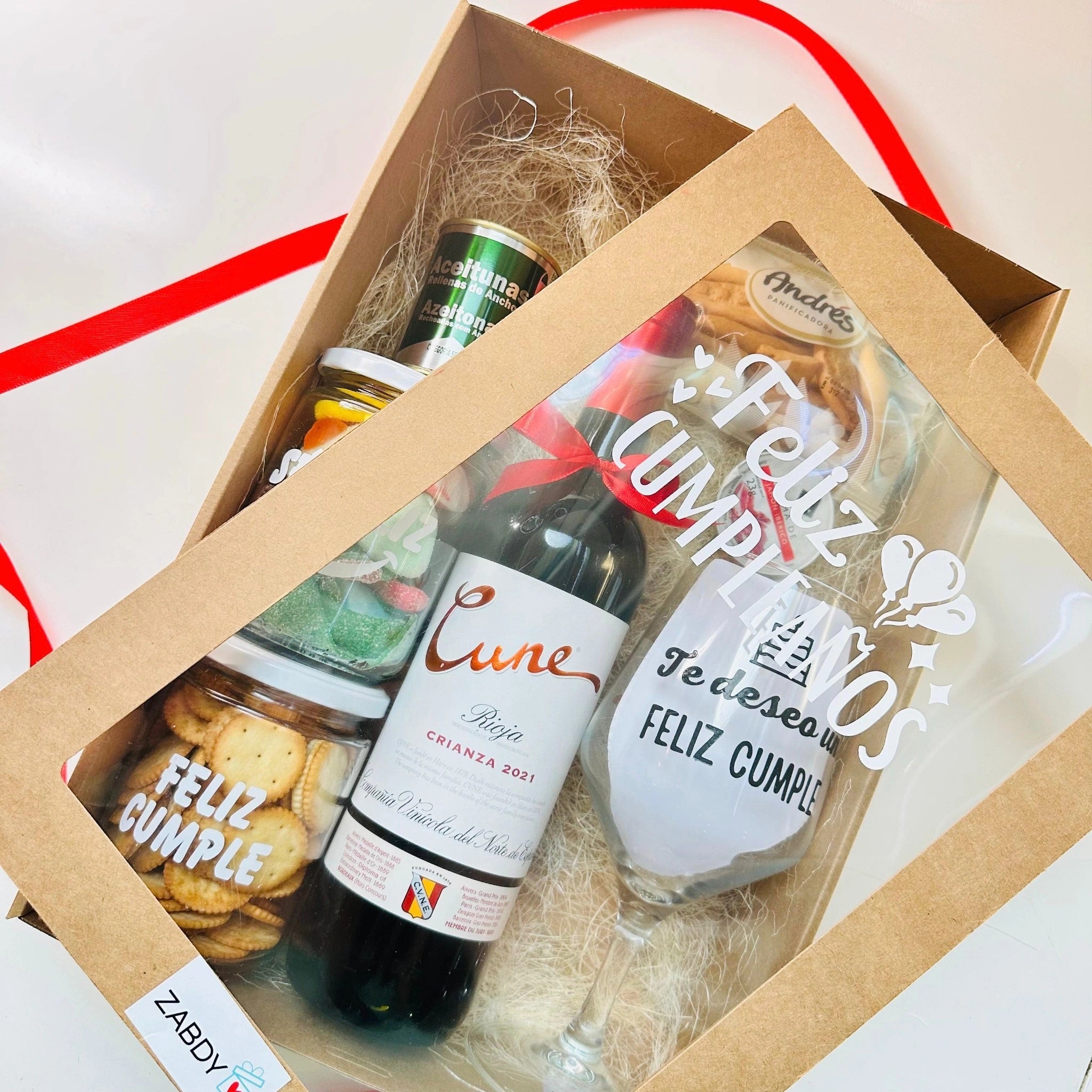 Caja Ventana Regalo Te Deseo un Feliz Cumple