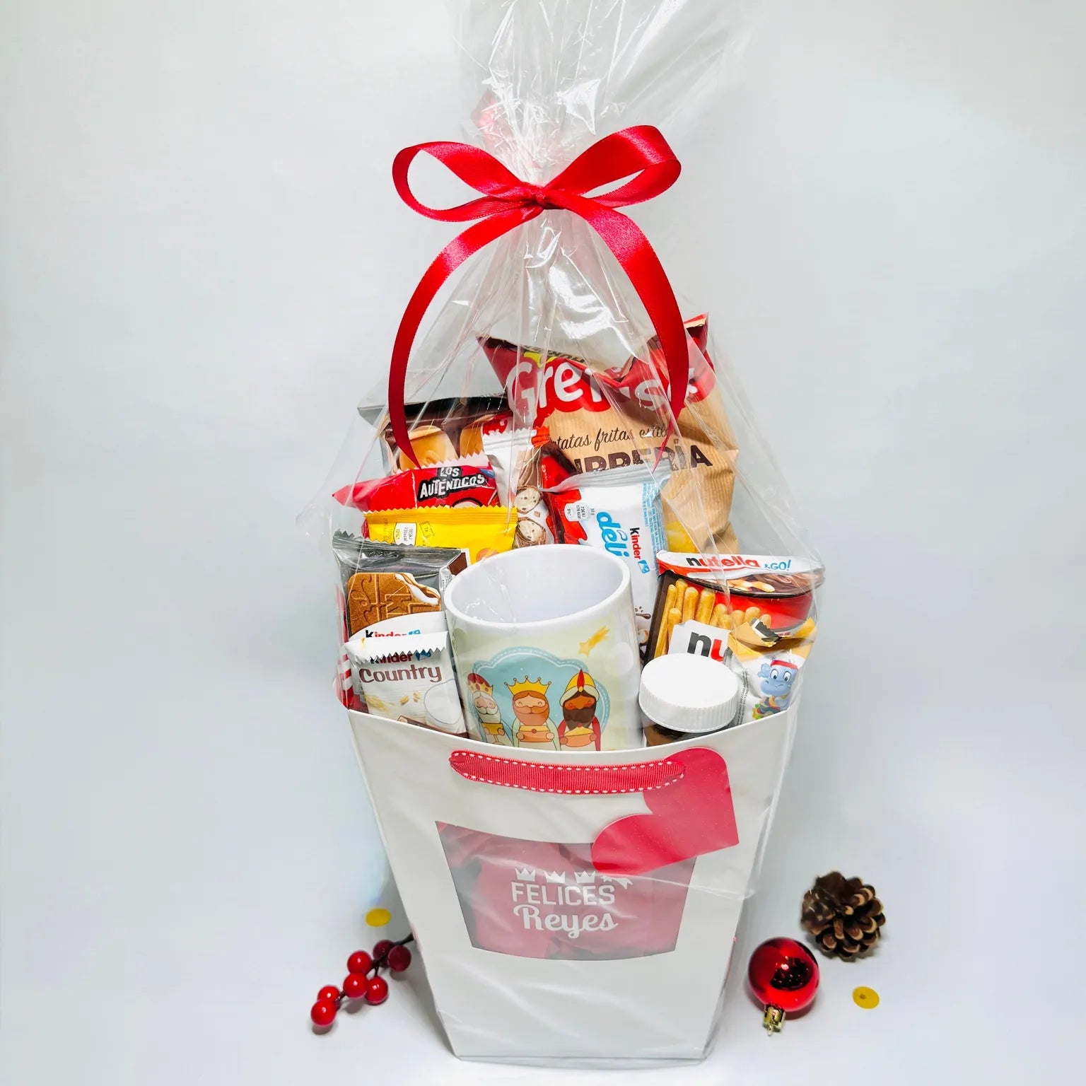 Cesta de Reyes con Meriendas y Chocolates – Regalo Especial para el Día de Reyes