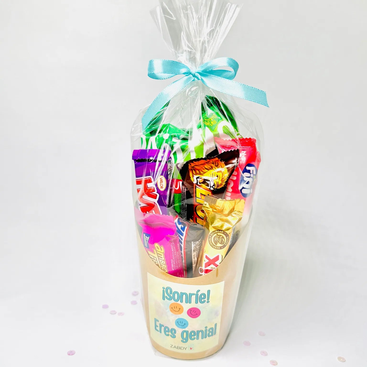 Composición Dulce Personalizada – ¡Sonríe! Eres genial