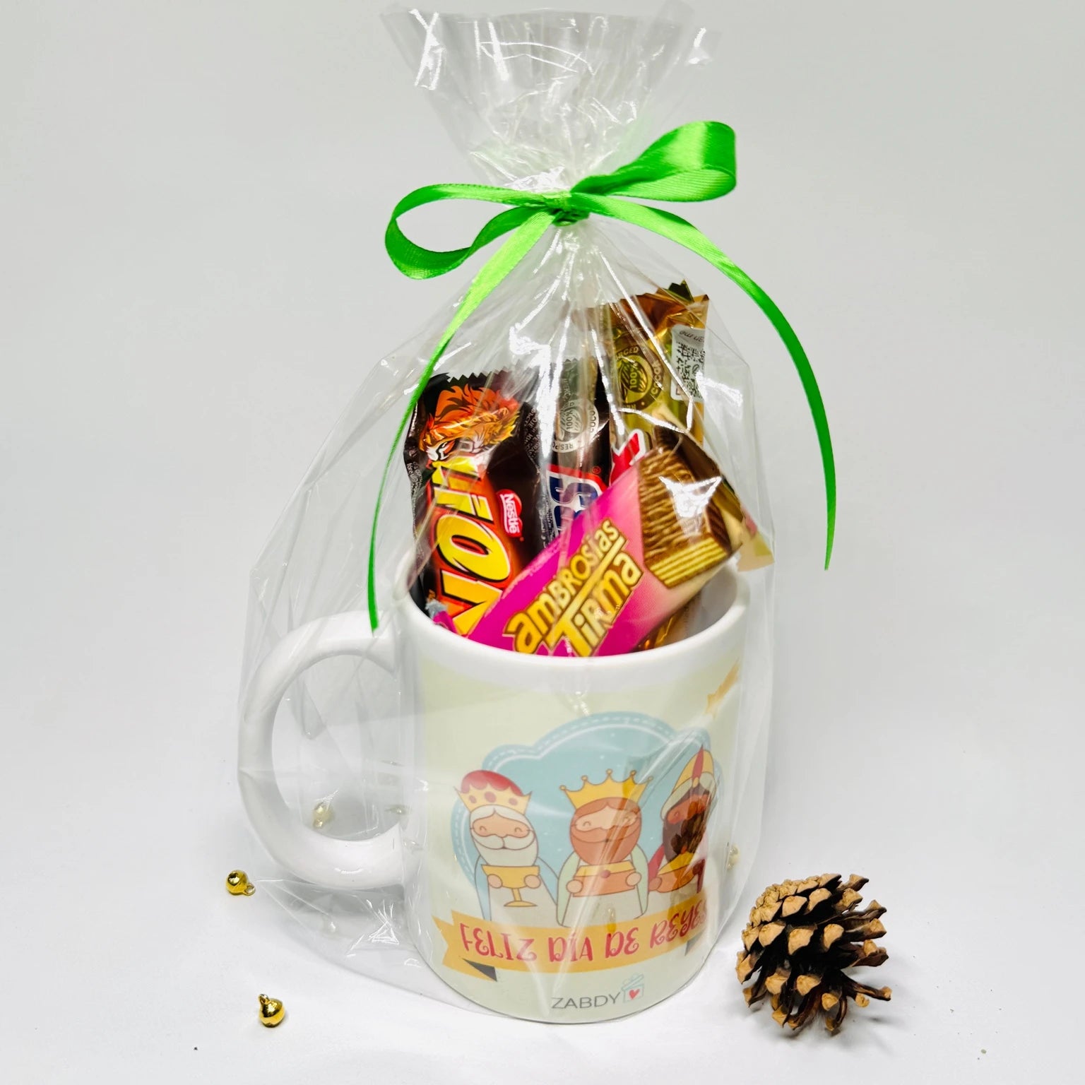 Taza “Feliz Día de Reyes” + Mix de Chocolatinas | Regalo Dulce y Especial