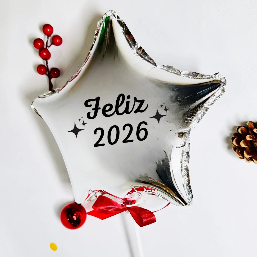 Globo Estrella “Feliz 2026”