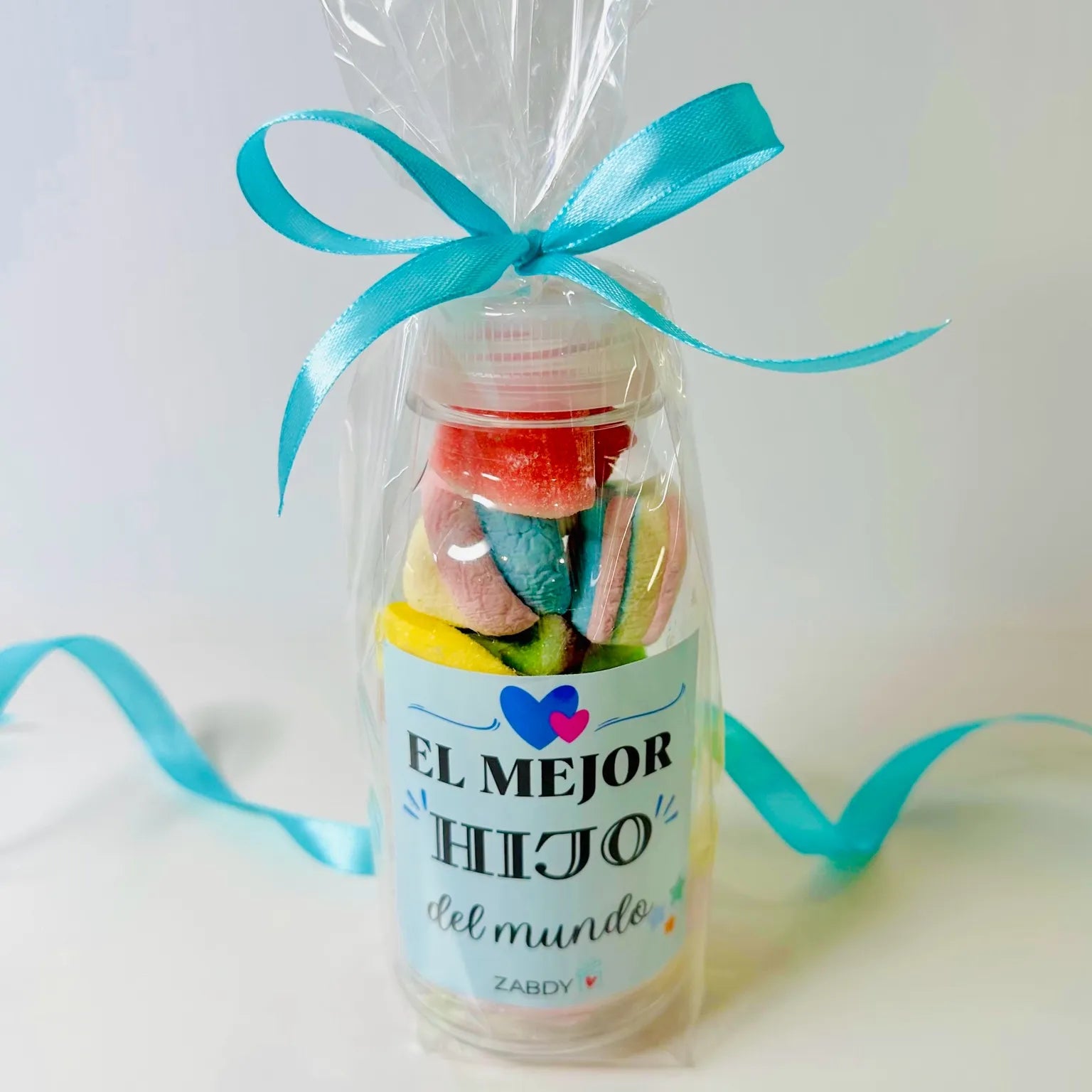 Botella de Gominolas y Nubes – Dulce Detalle para Niños, Niñas y Regalos Especiales