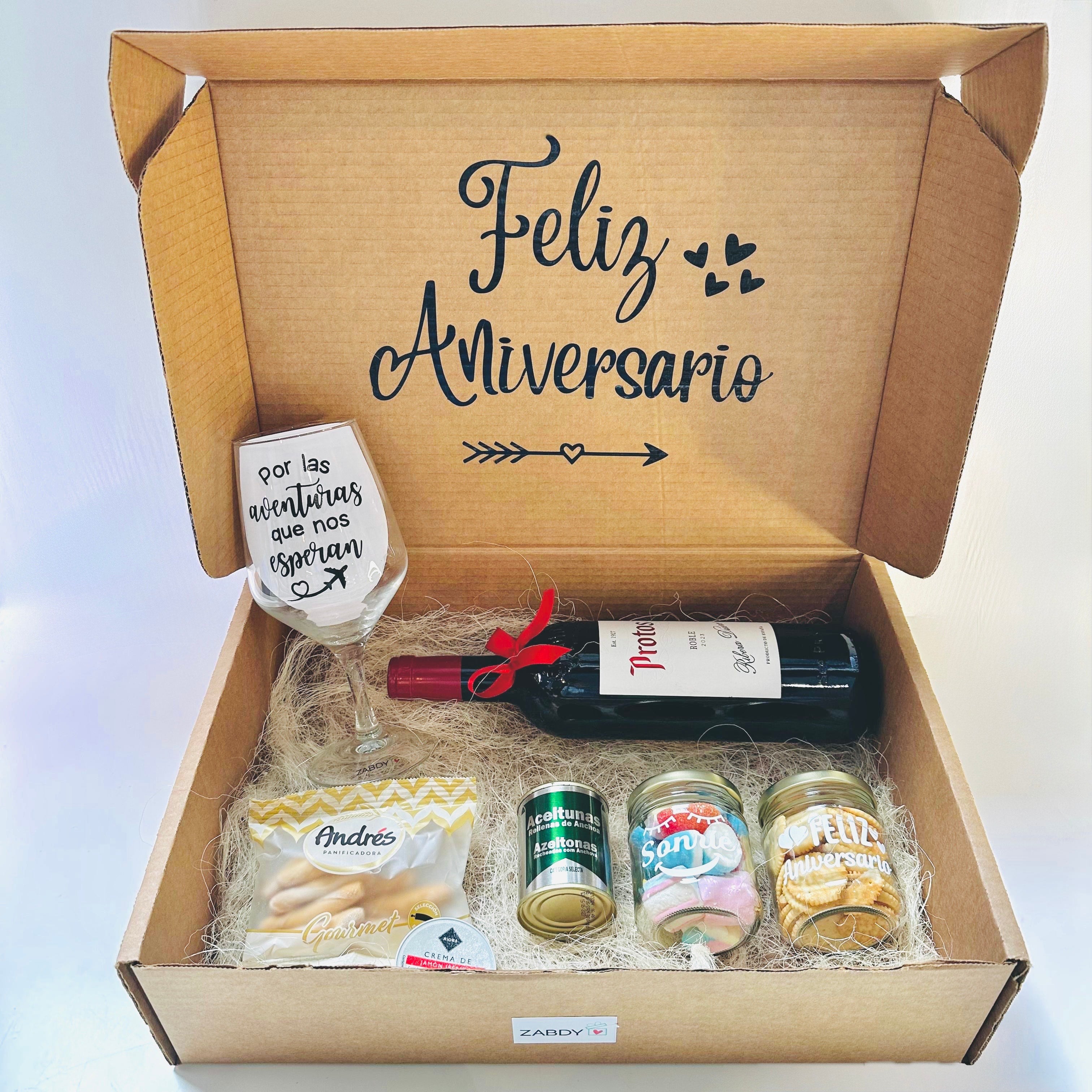 Caja regalo Feliz Aniversario