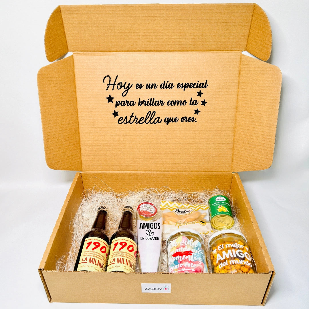 Caja Regalo Para Amigos “Brilla Como La Estrella Que Eres”