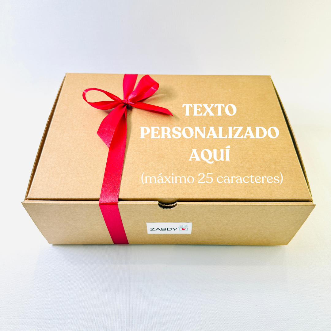 Caja Personaliza tu mensaje