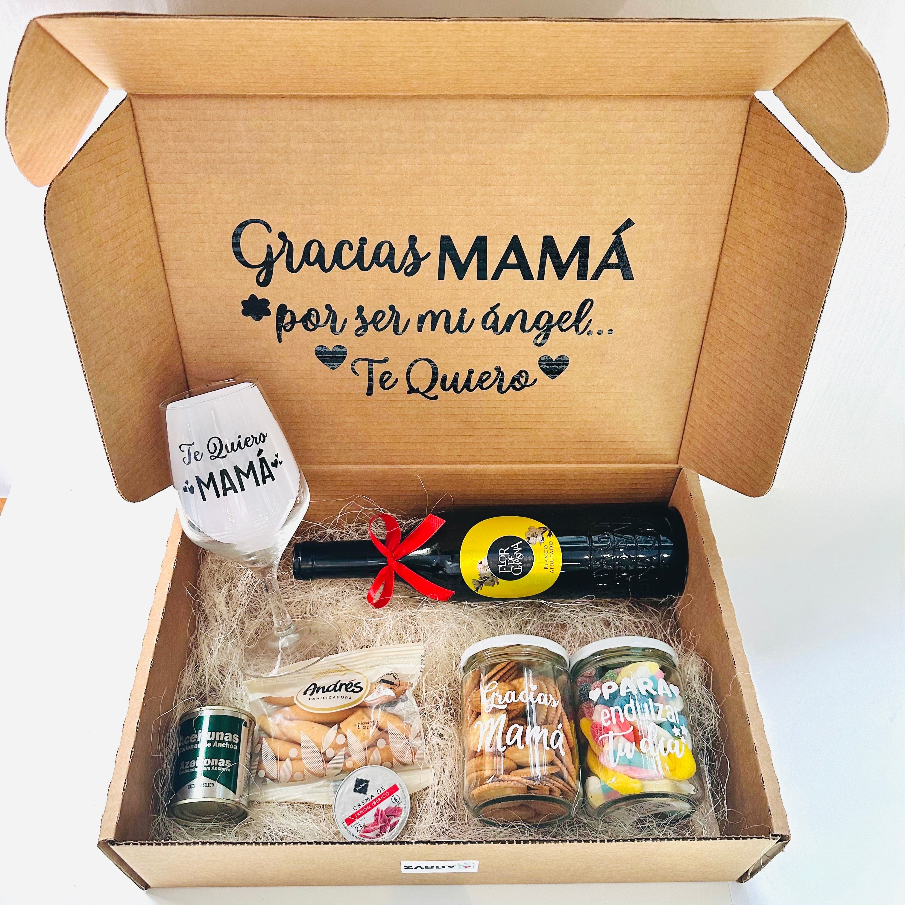 Caja Regalo ¨Gracias Mamá por Ser mi Ángel, Te Quiero¨