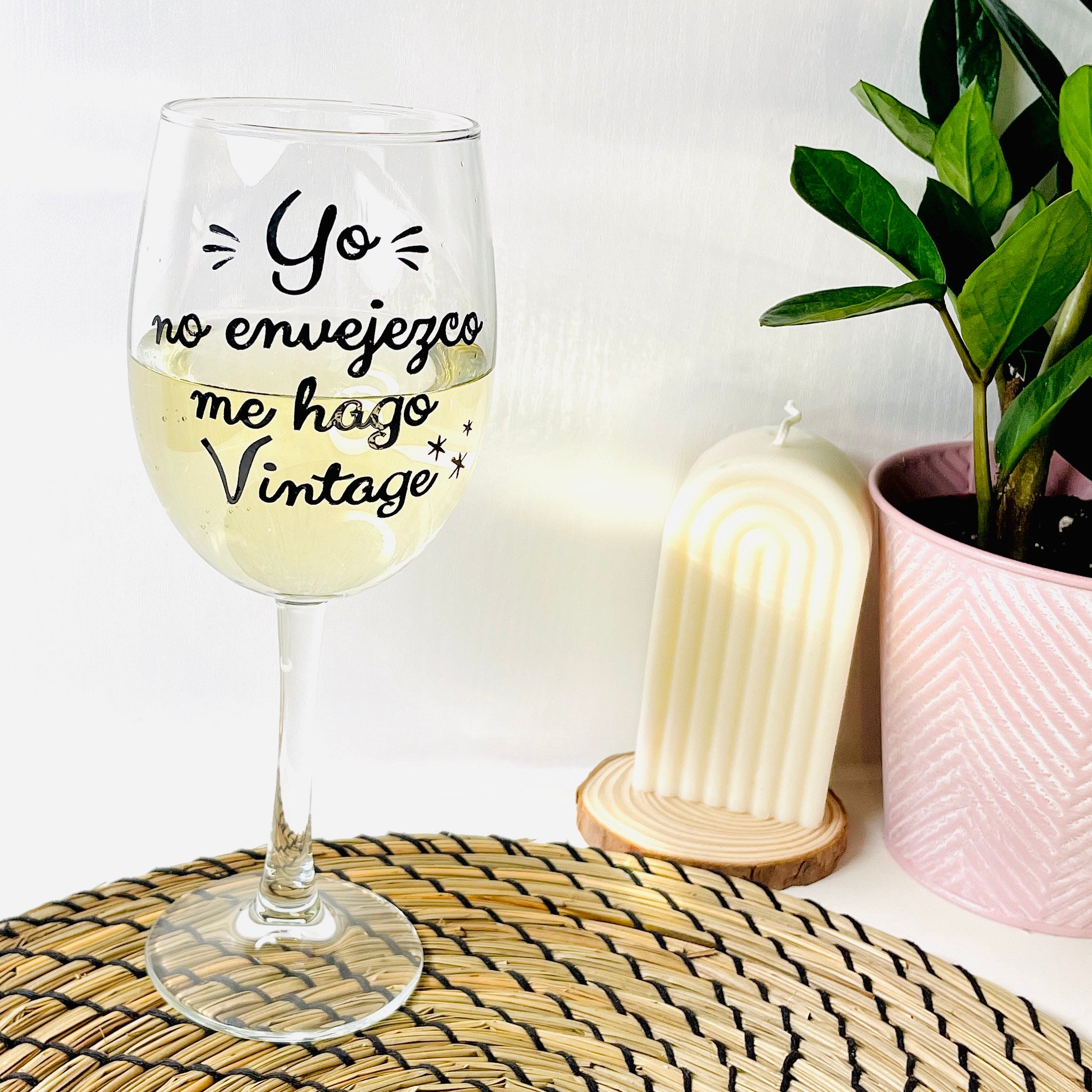 Copa De Vino Me hago Vintage