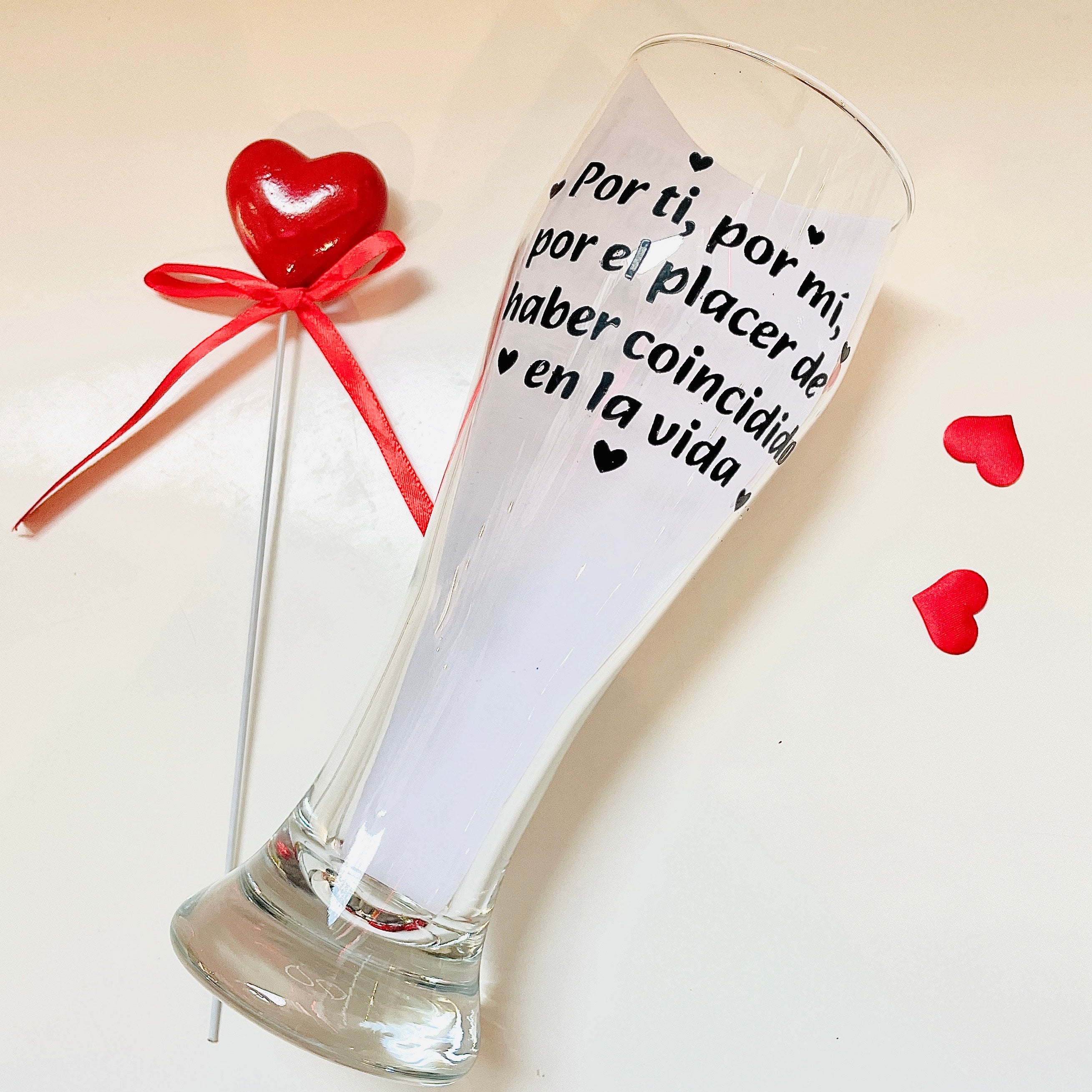 Vaso De Cerveza Por Ti Por Mi