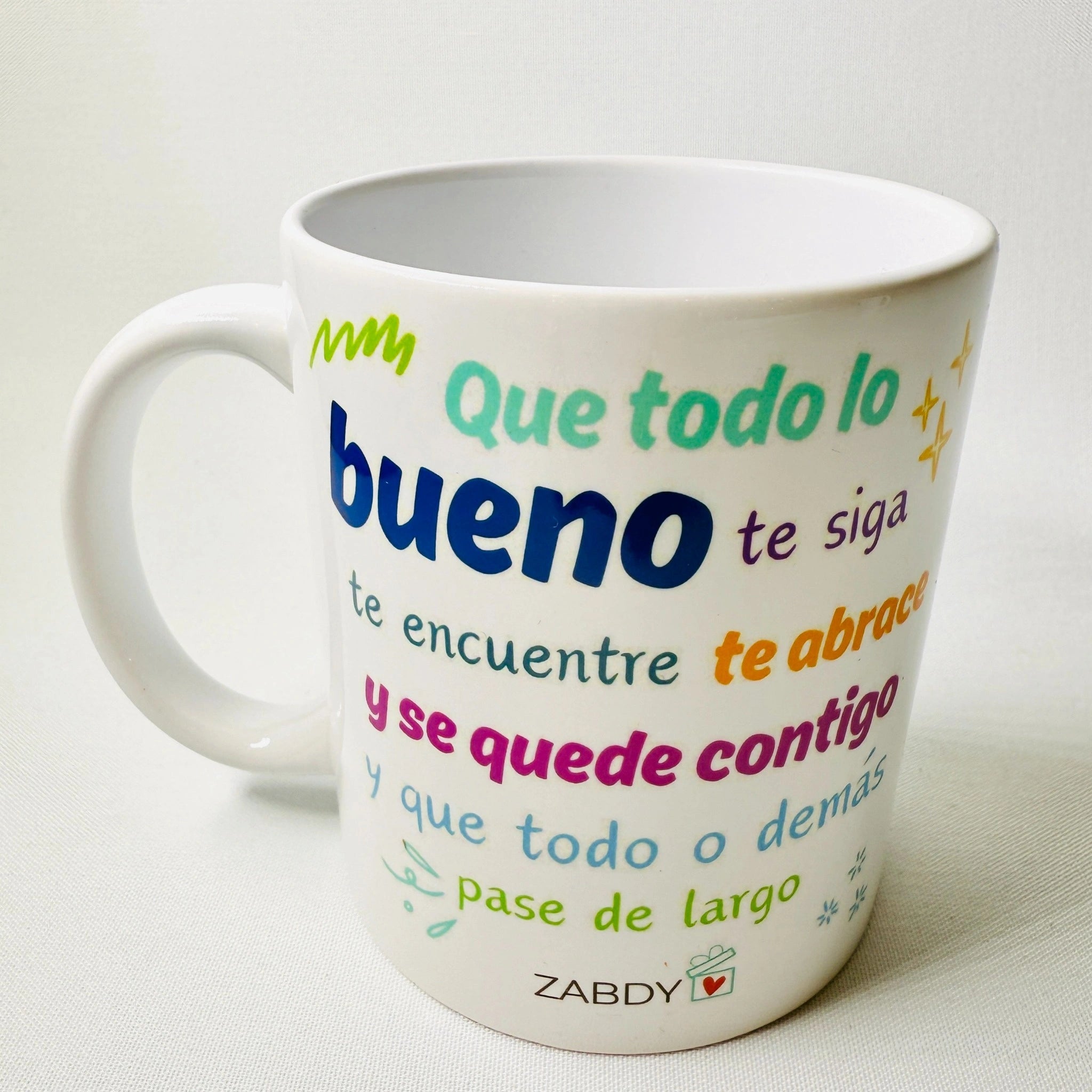 Taza “Que Todo Lo Bueno Te Siga” Para Amigos