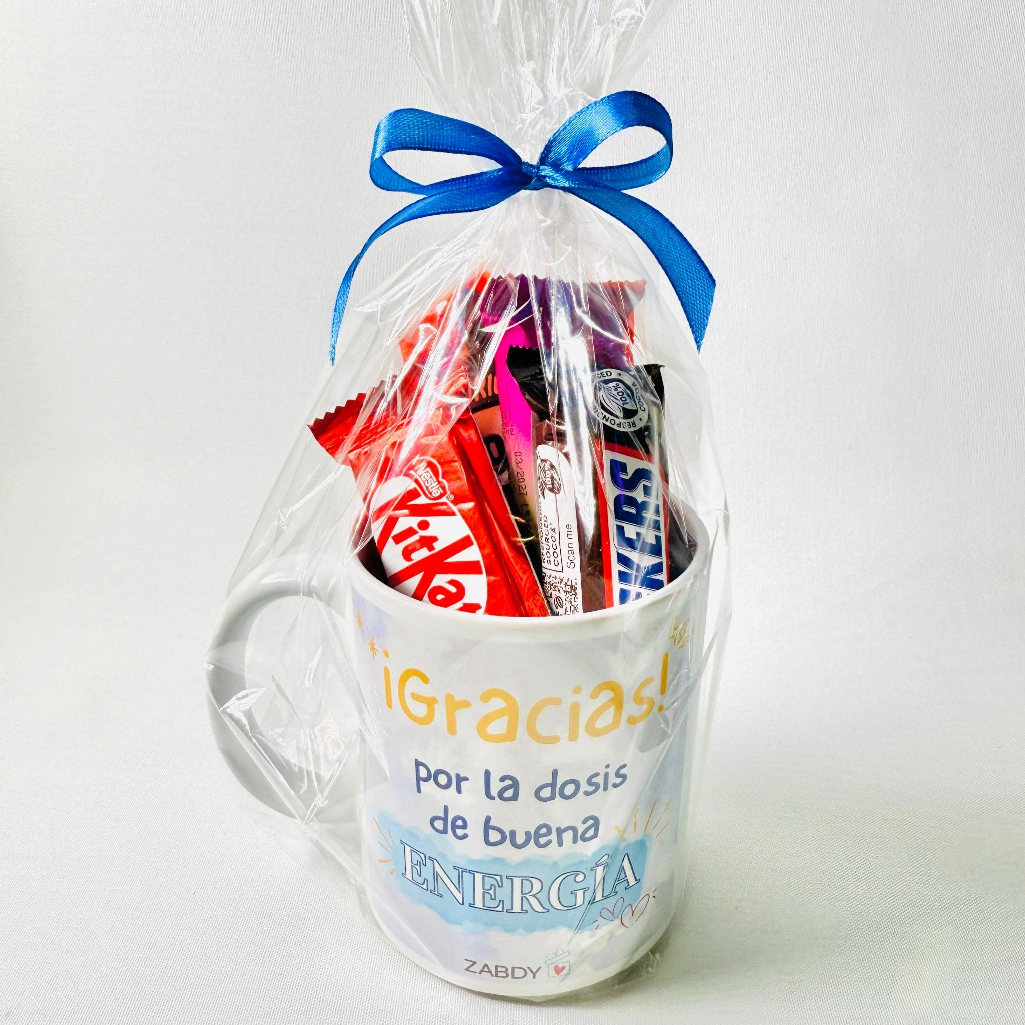 Taza Dulce Para Amigo “¡Gracias Por La Dosis De Buena Energía!”