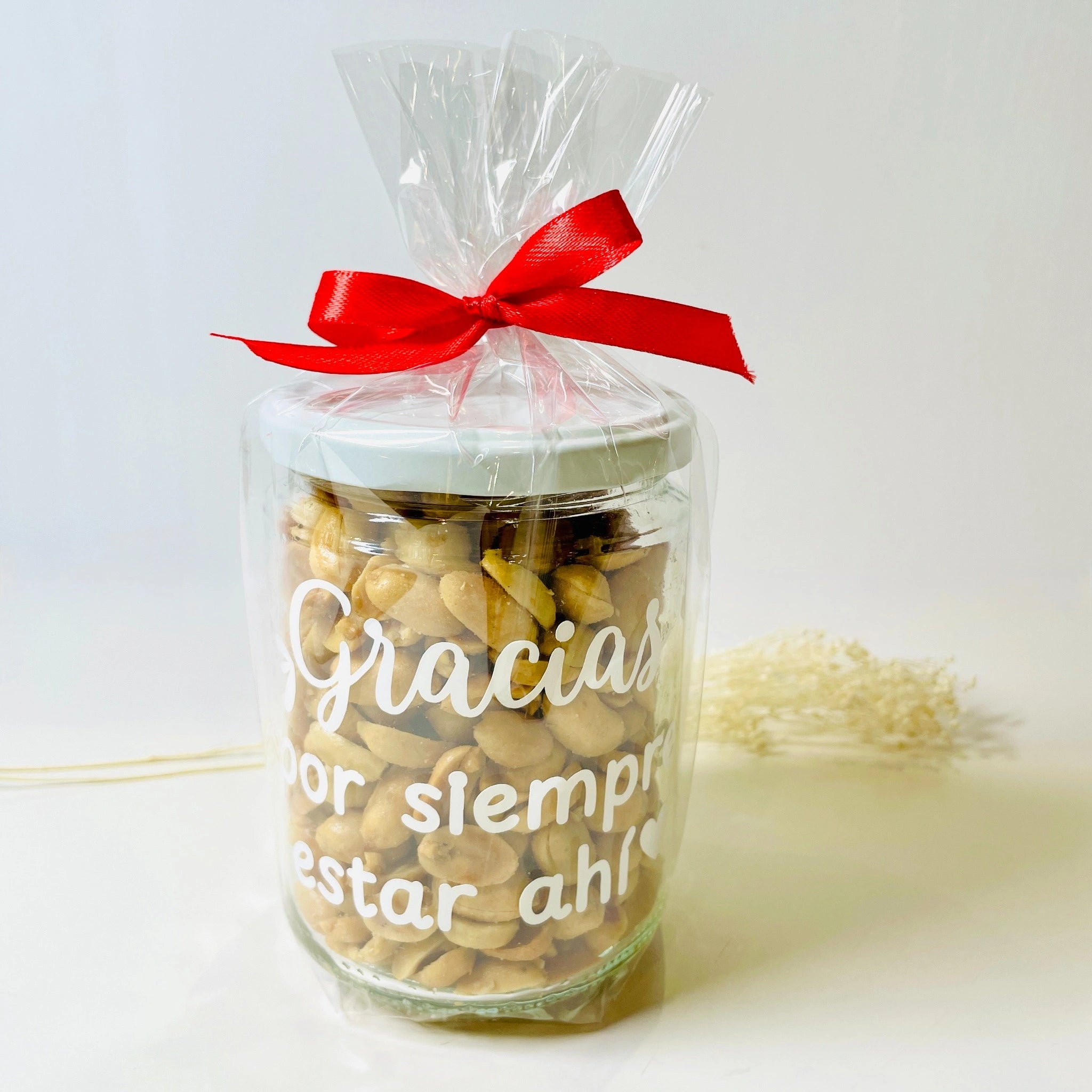 Bote De Frutos Secos “Gracias Por Siempre Estar Ahí” – Regalo De Agradecimiento