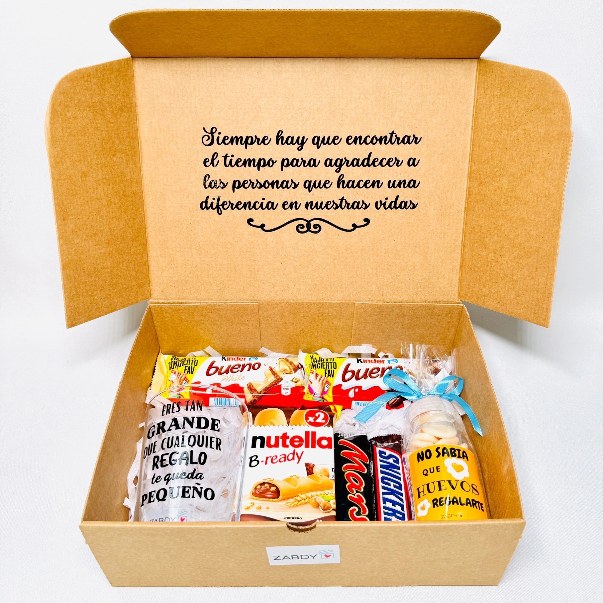 Caja Regalo Para Amigos “Siempre Hay Que Encontrar El Tiempo Para Agradecer”
