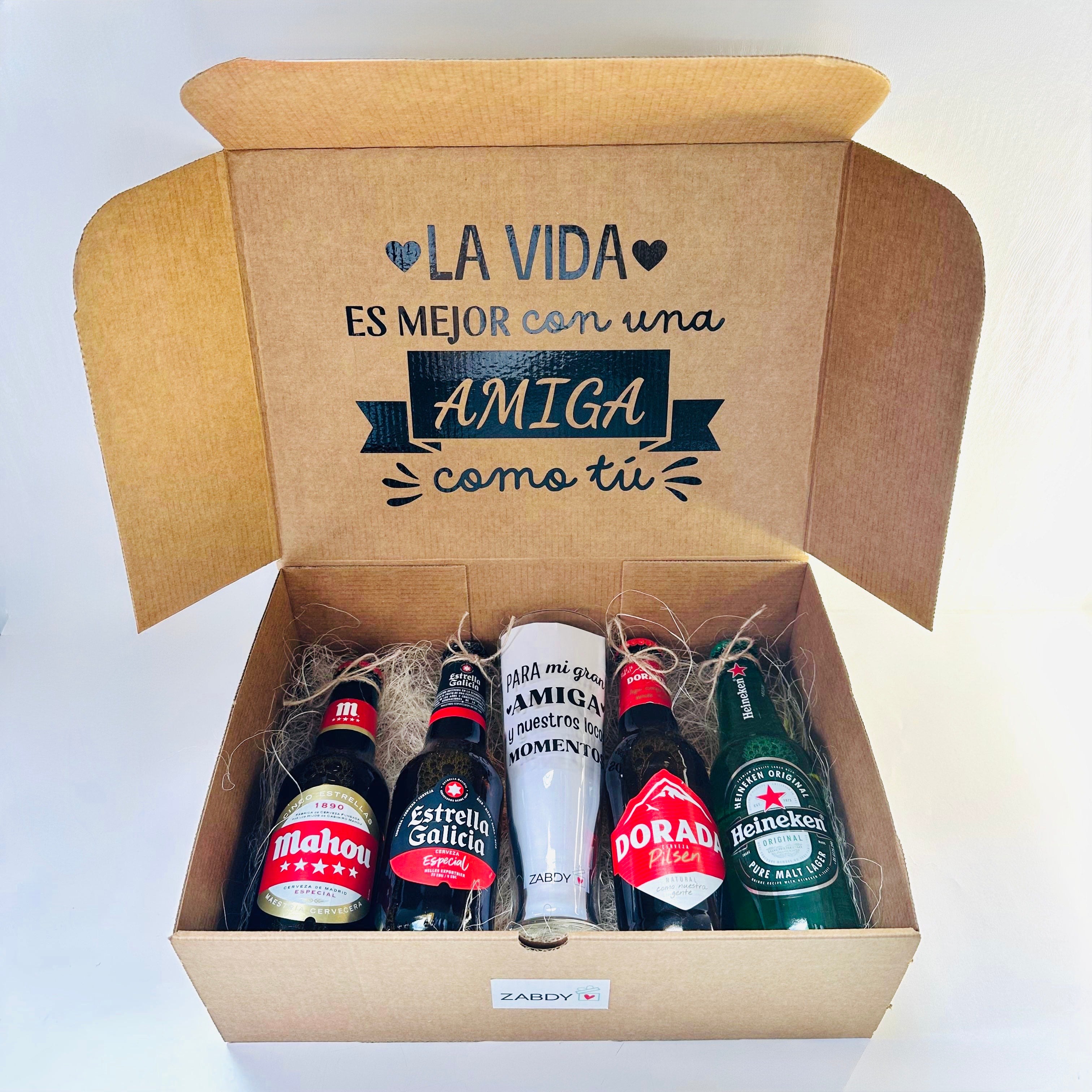 Caja Regalo "La Vida Es Mejor Con Una Amiga Como Tú"
