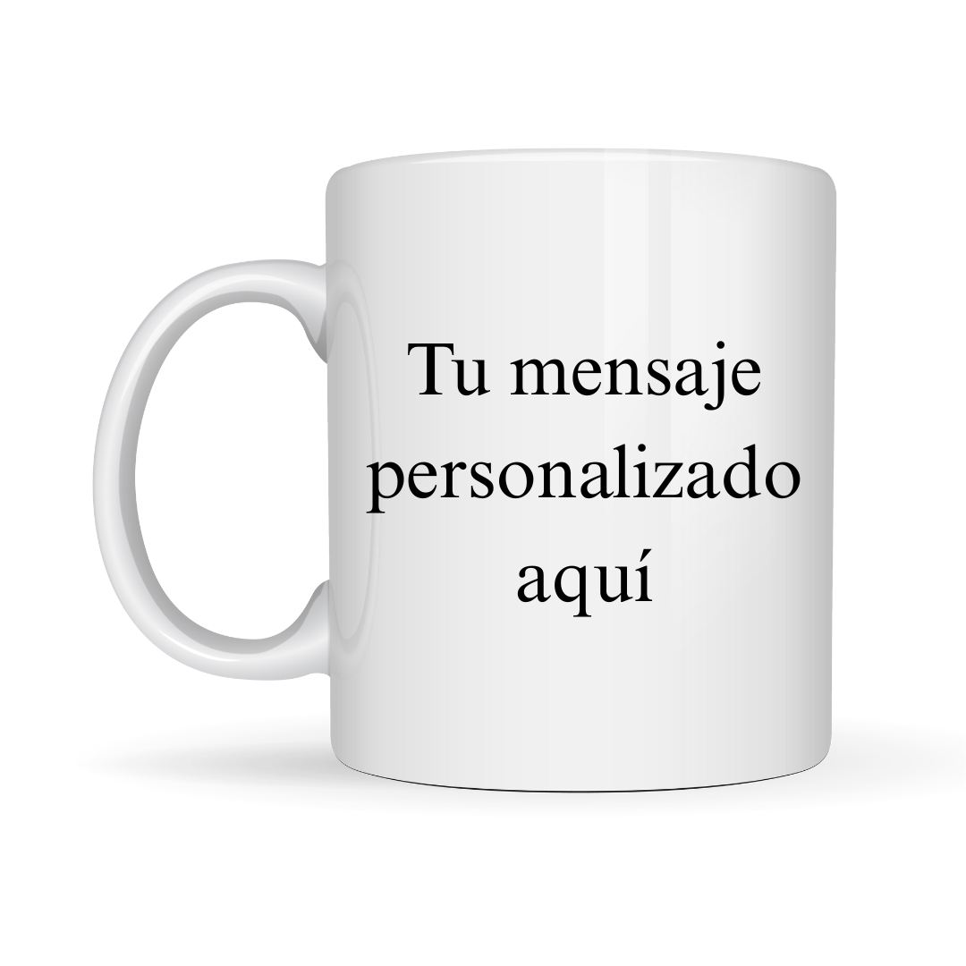 Taza Blanca Personalizada.