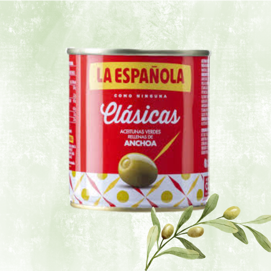 Aceitunas Verdes Rellenas de Anchoa (Envase 50 g)