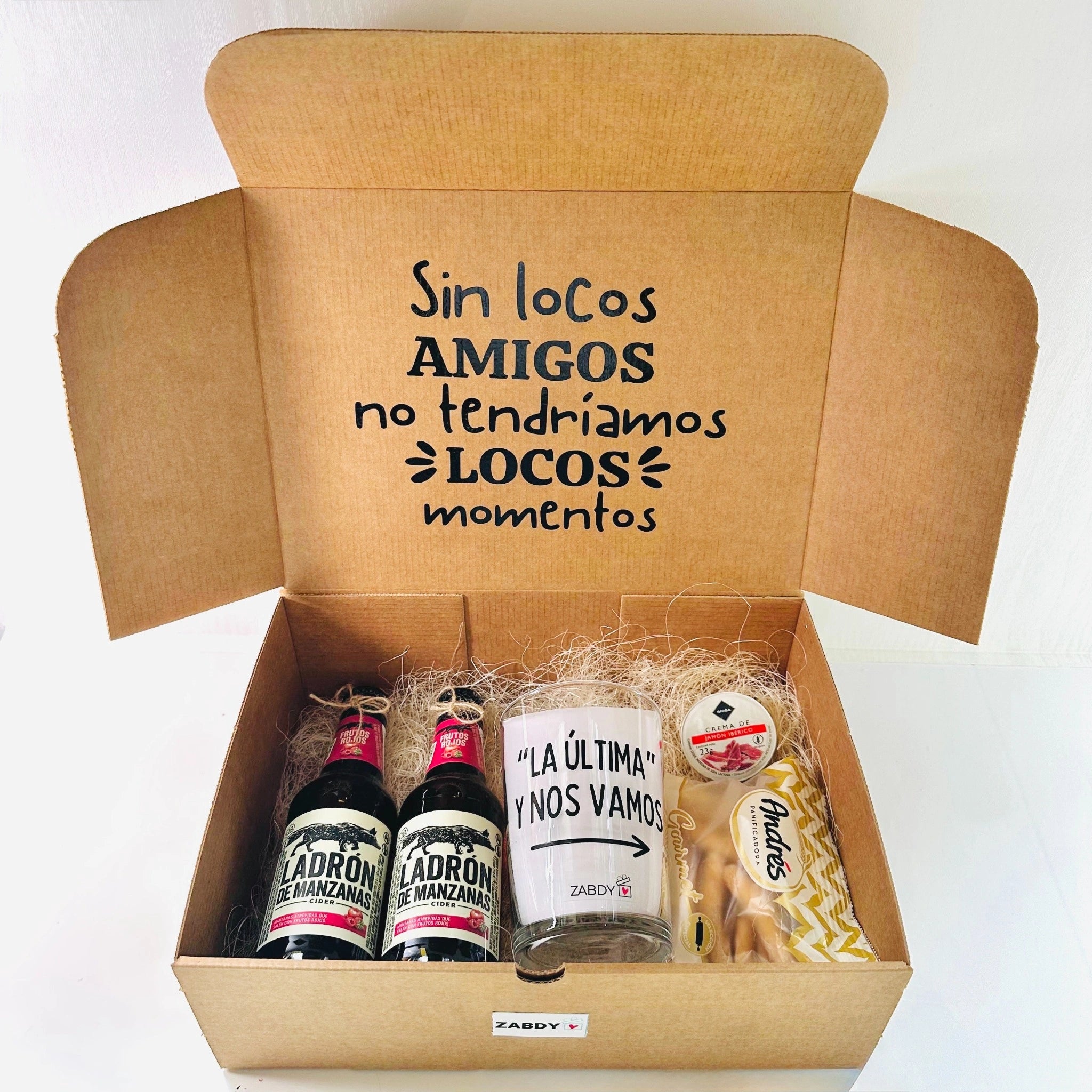 Caja Regalo “Sin Locos Amigos No Tendríamos Locos Momentos”